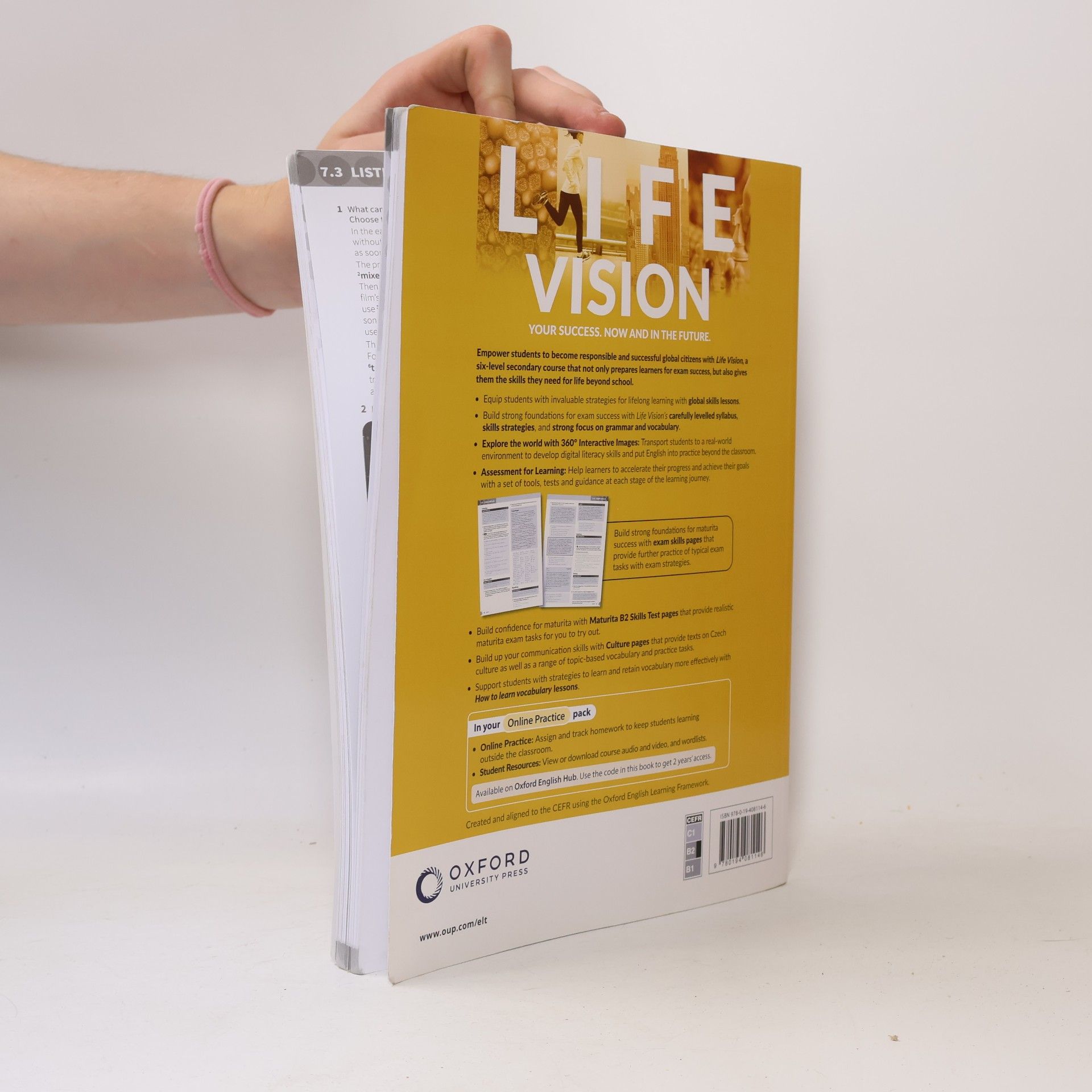 Rachel Godfrey Life Vision Upper Intermediate Workbook with Online Practice CZ