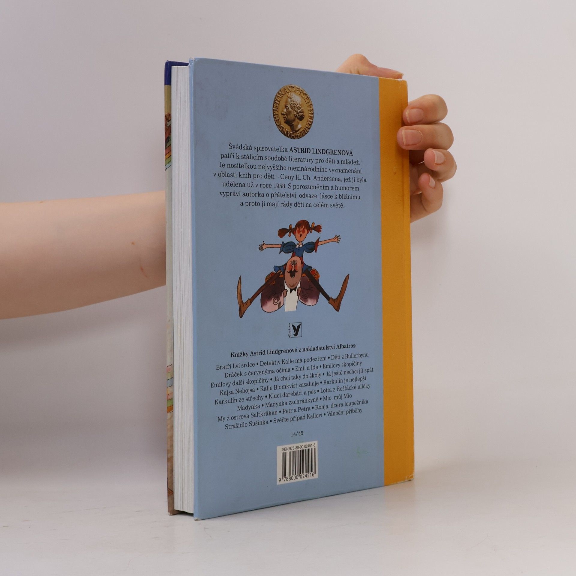 Astrid Lindgren Pipi Dlouhá punčocha