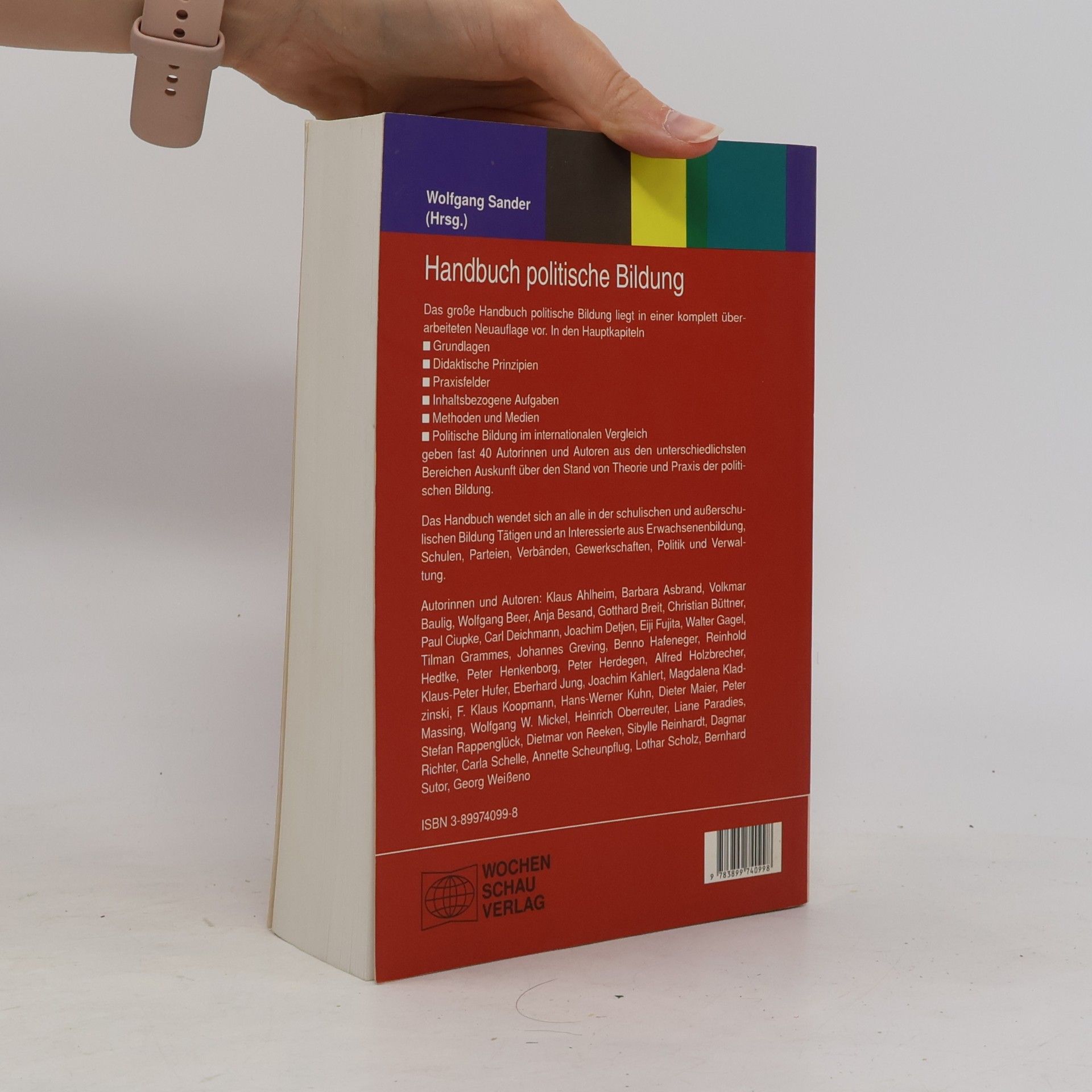 Wolfgang Sander Handbuch politische Bildung