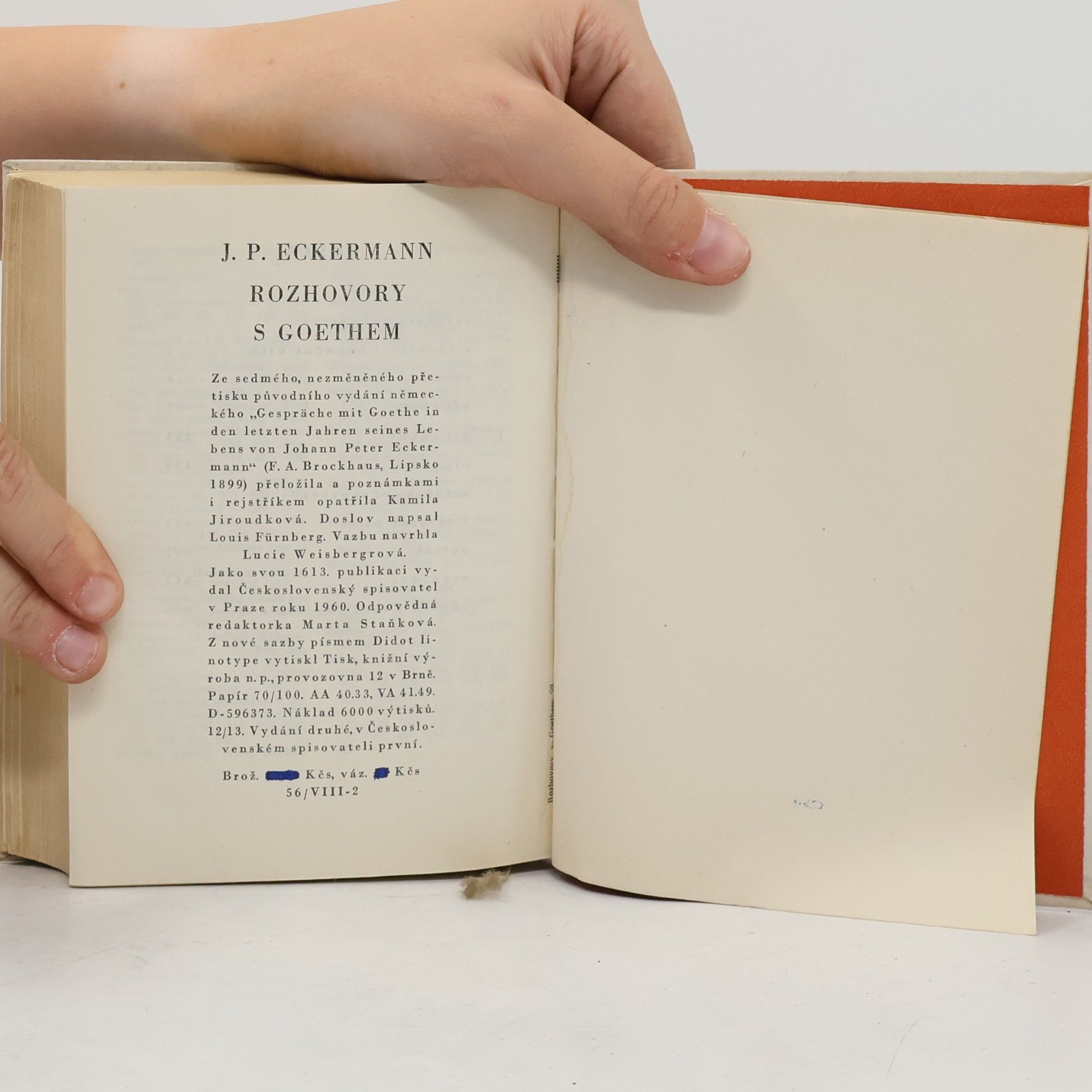 Johann Peter Eckermann Rozhovory s Goethem