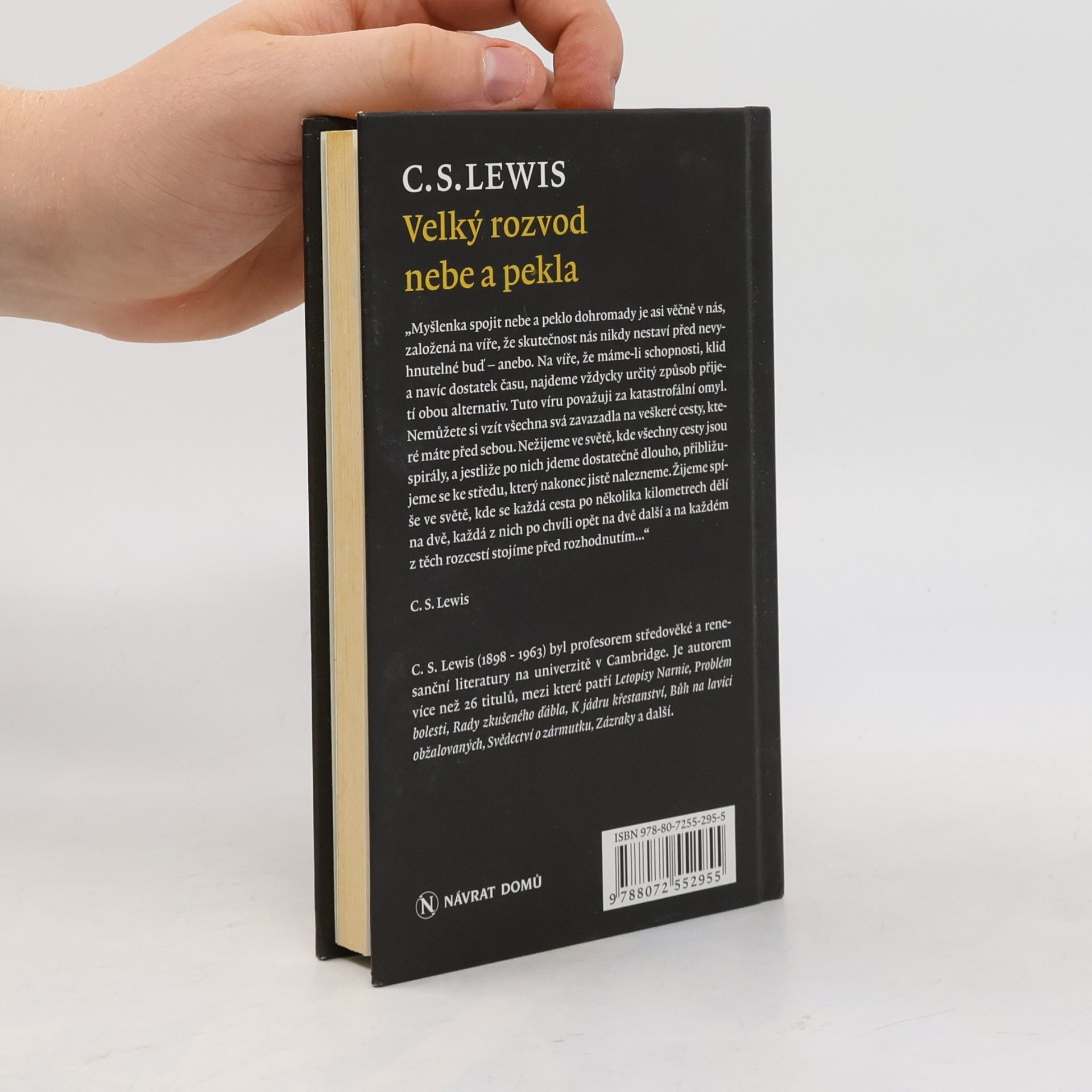 C. S. Lewis Velký rozvod nebe a pekla