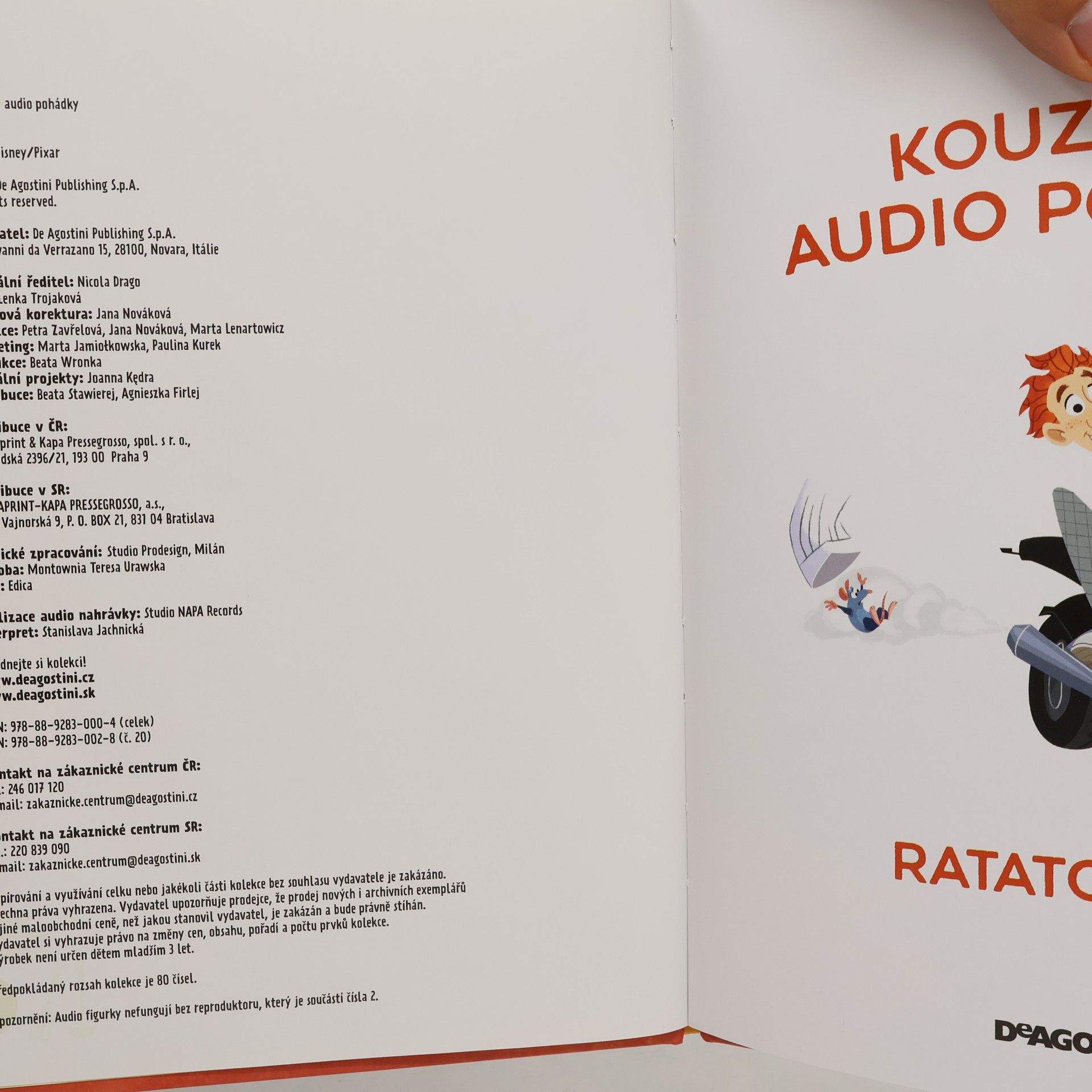 Various authors Kouzelné audio pohádky 20. Ratatouille