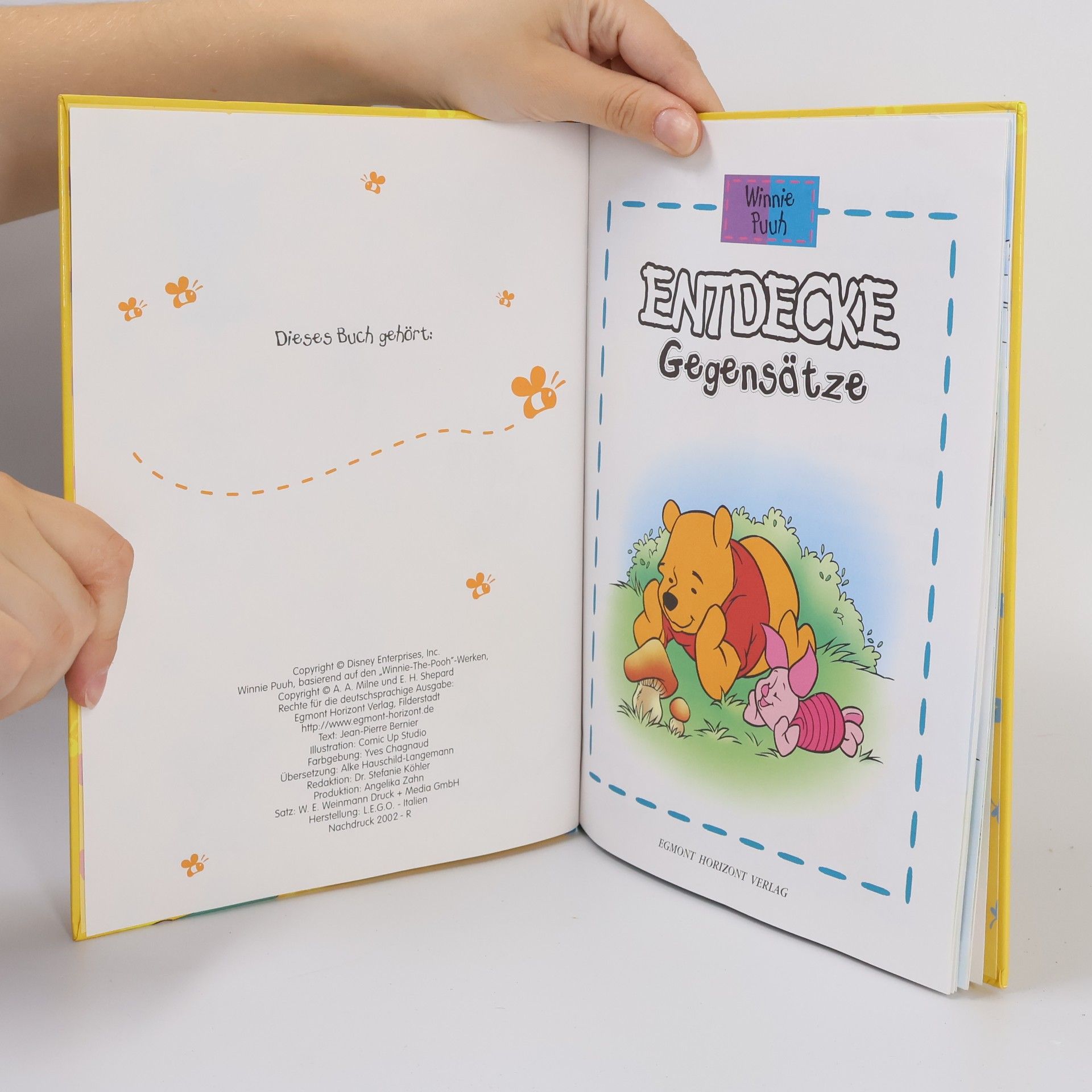 Jean-Pierre Bernier Winnie Puuh: Entdecke Gegensätze. Großer Honigtopf
