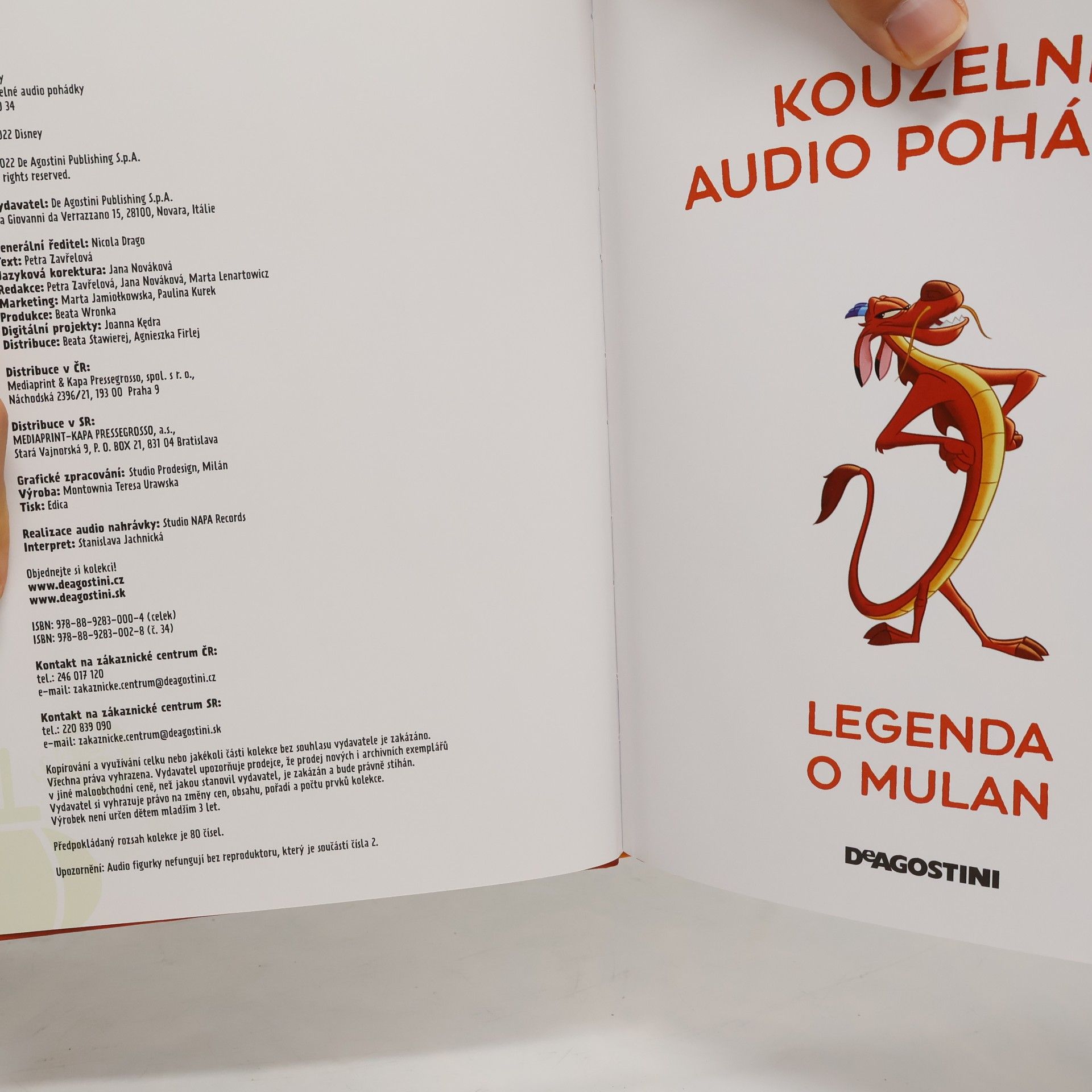 Various authors Kouzelné audio pohádky 34. Legenda o Mulan