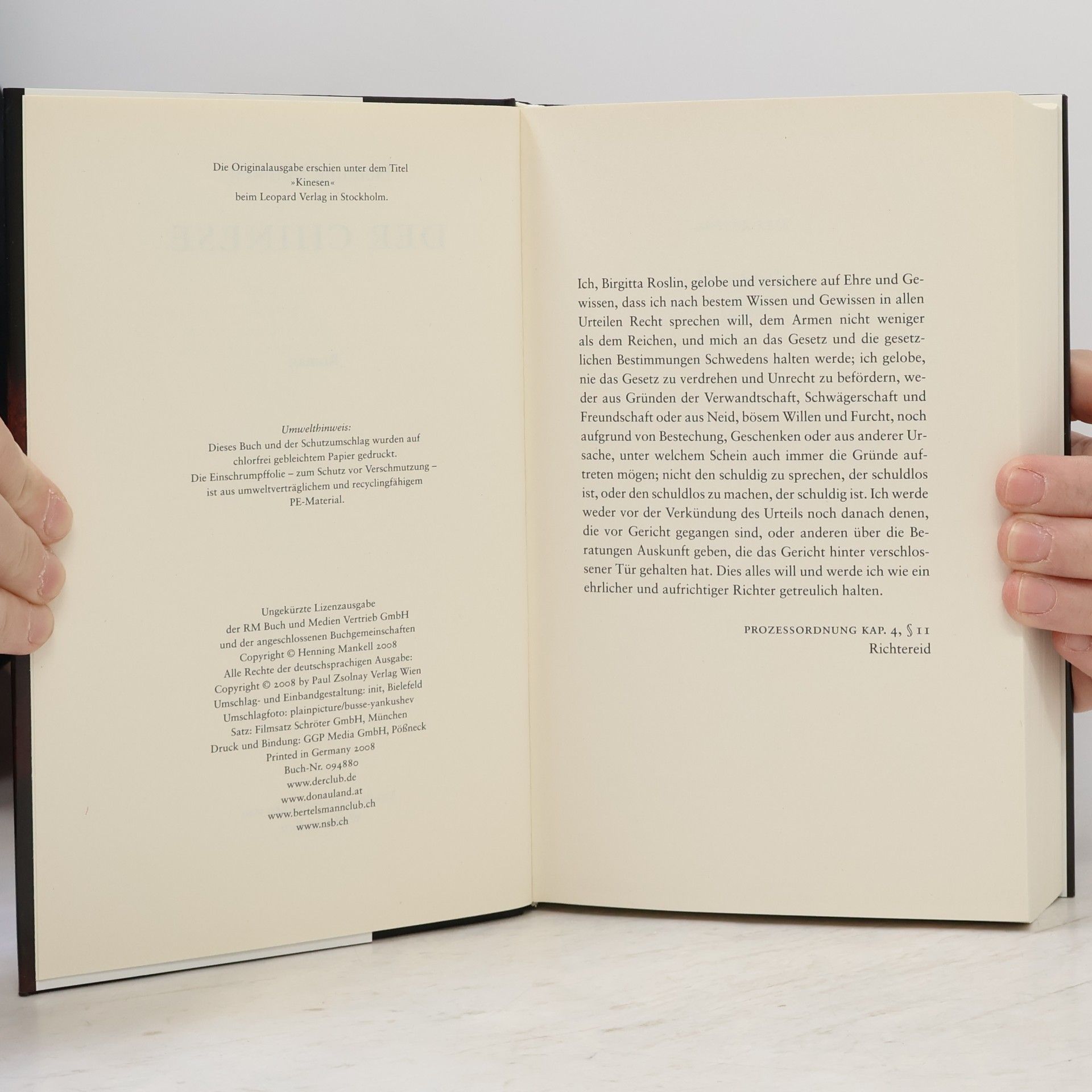 Henning Mankell Der Chinese