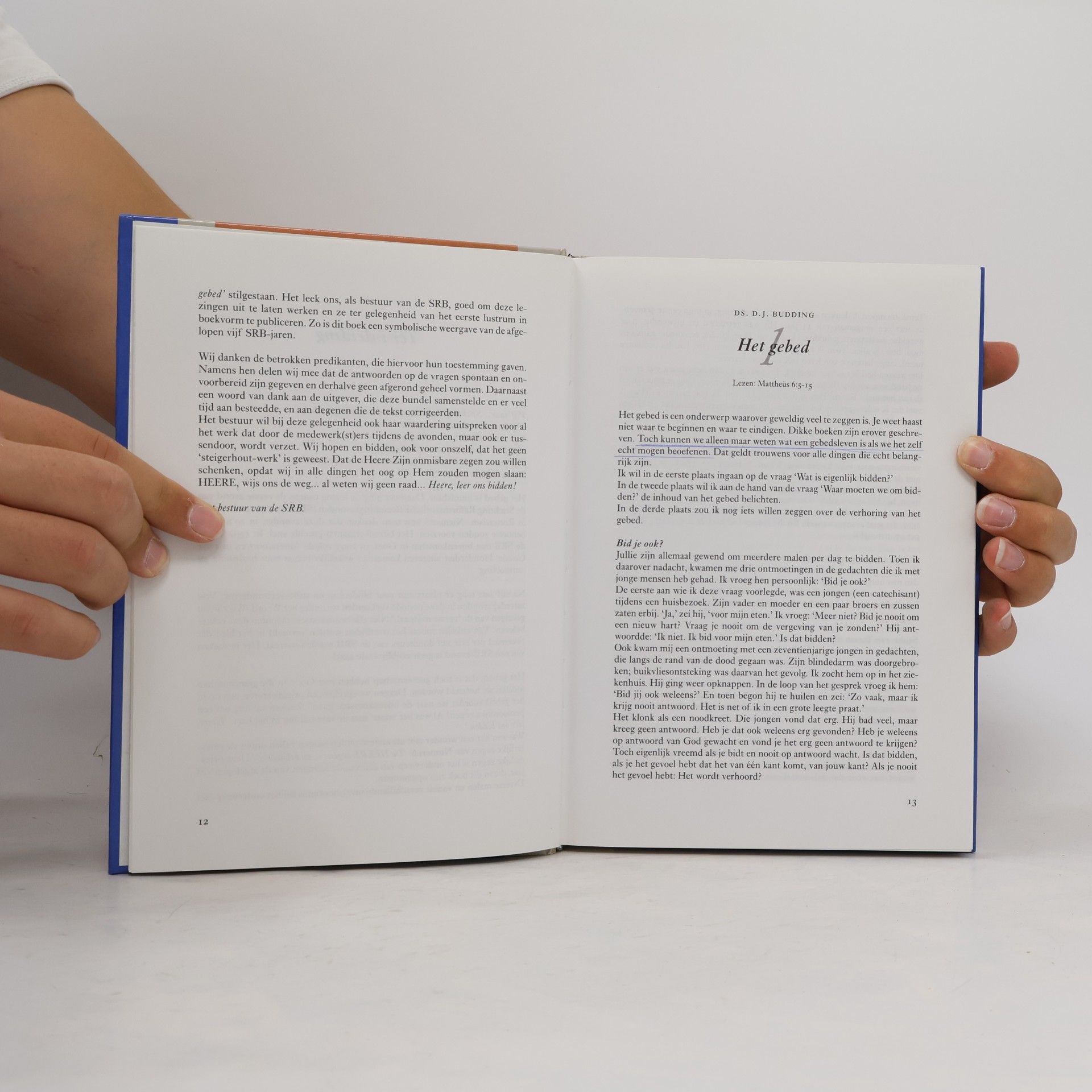 D.J. Budding Leer ons bidden