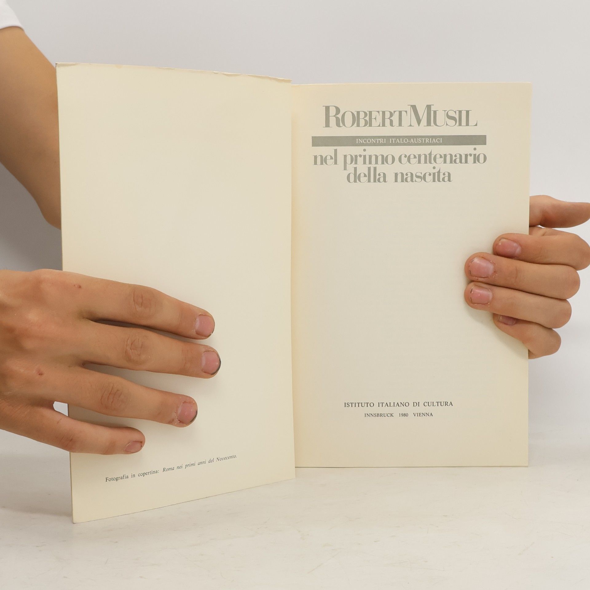 Robert Musil Nel primo centenario della nascita