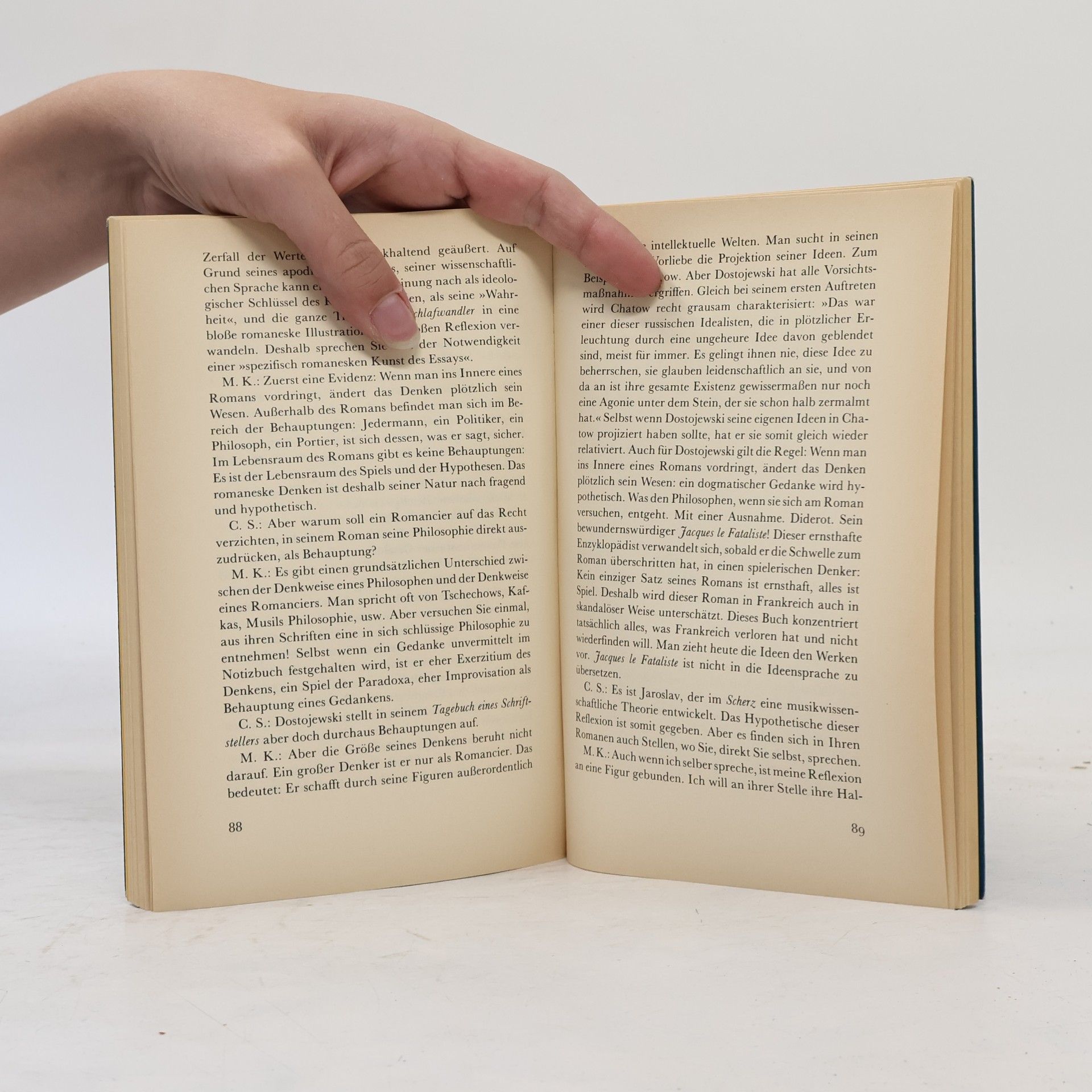 Milan Kundera Die Kunst des Romans
