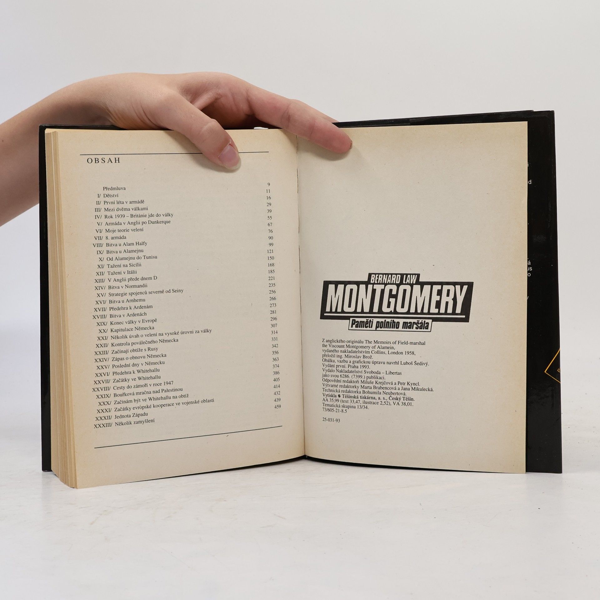 Bernard Law Montgomery Paměti polního maršála