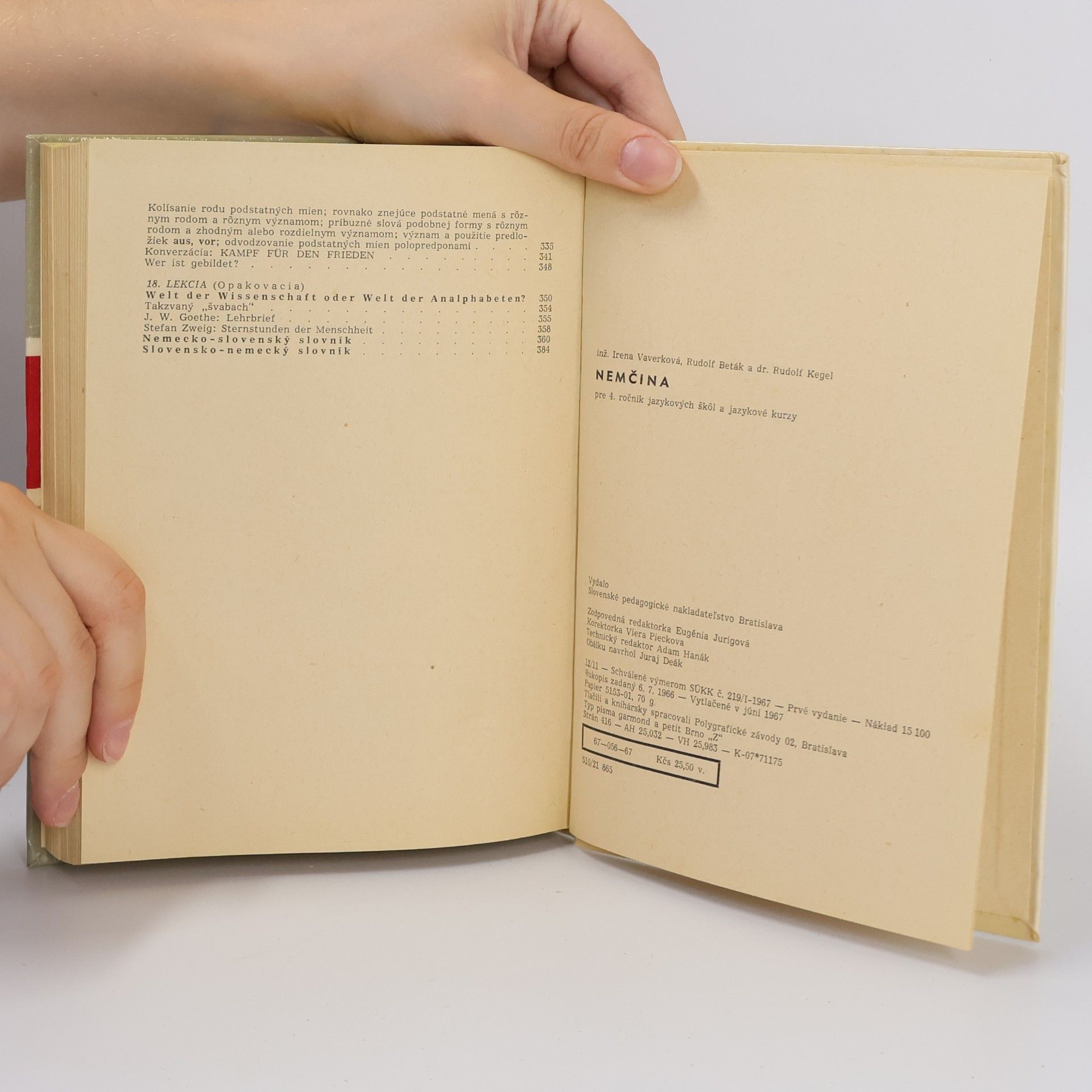 Autorenkollektiv Nemčina pre 4. ročník jazykových škól a pre kurzy