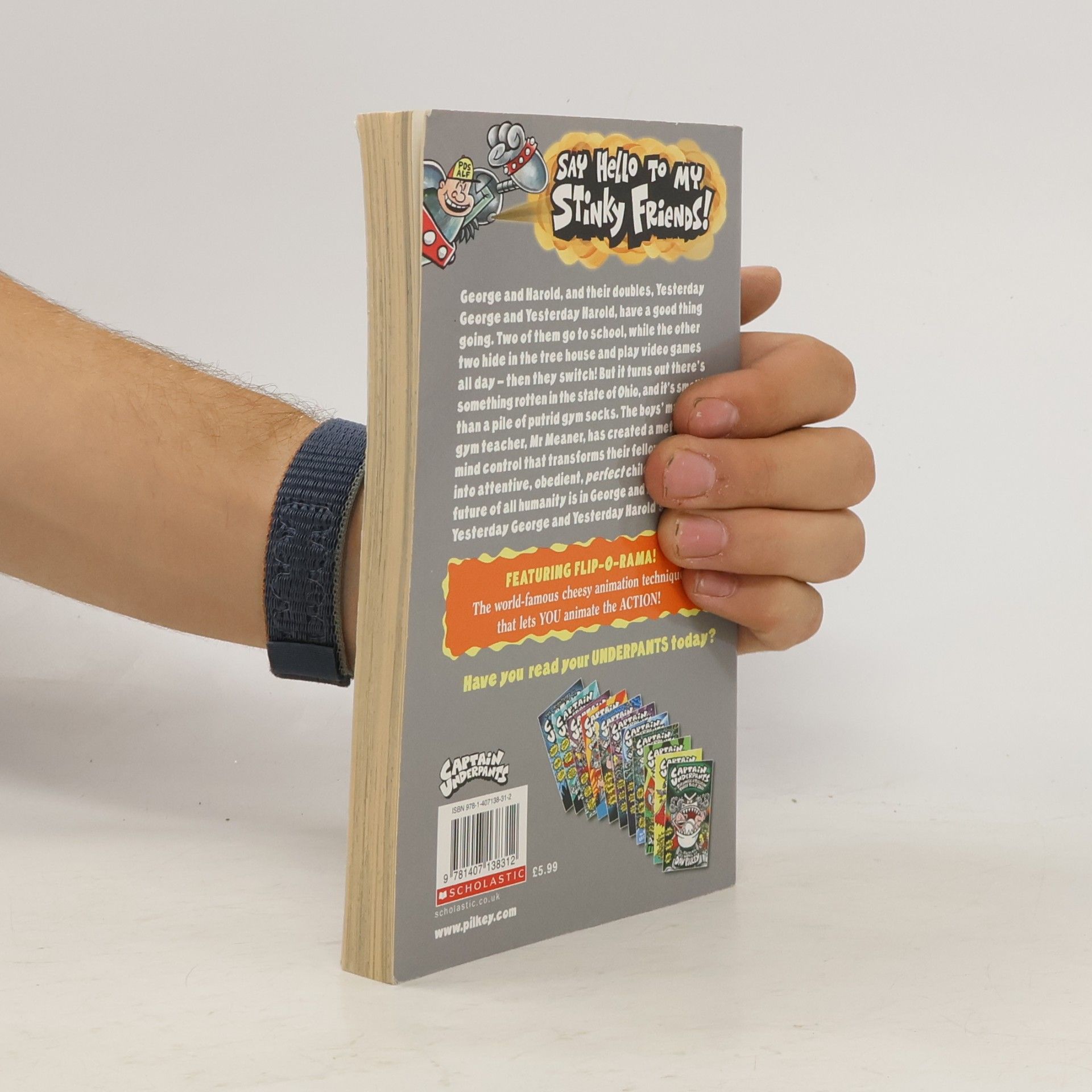 Dav Pilkey Captain Underpants 12 and the Sensational Saga of Sir Stinks-a-Lot