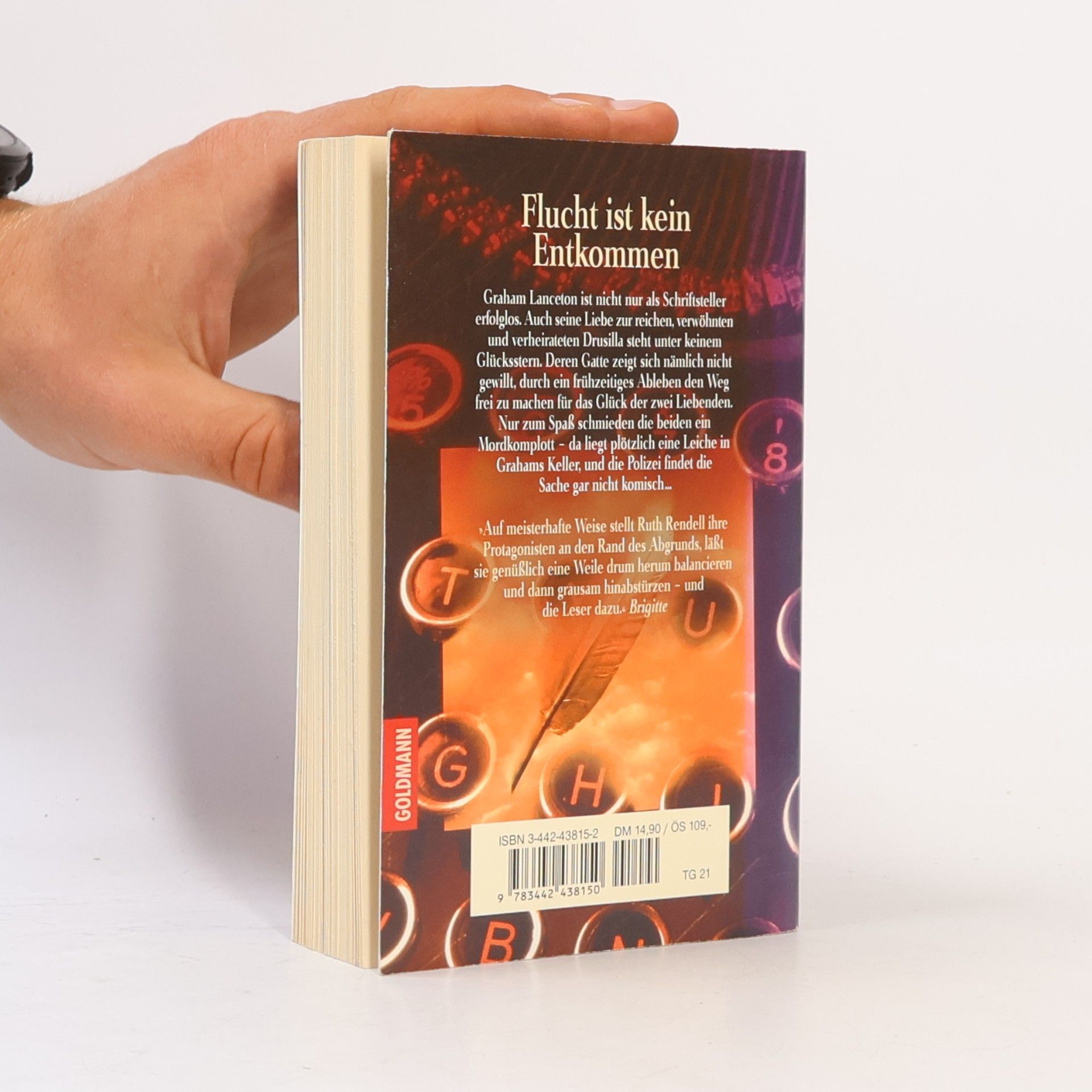 Ruth Rendell Flucht ist kein Entkommen