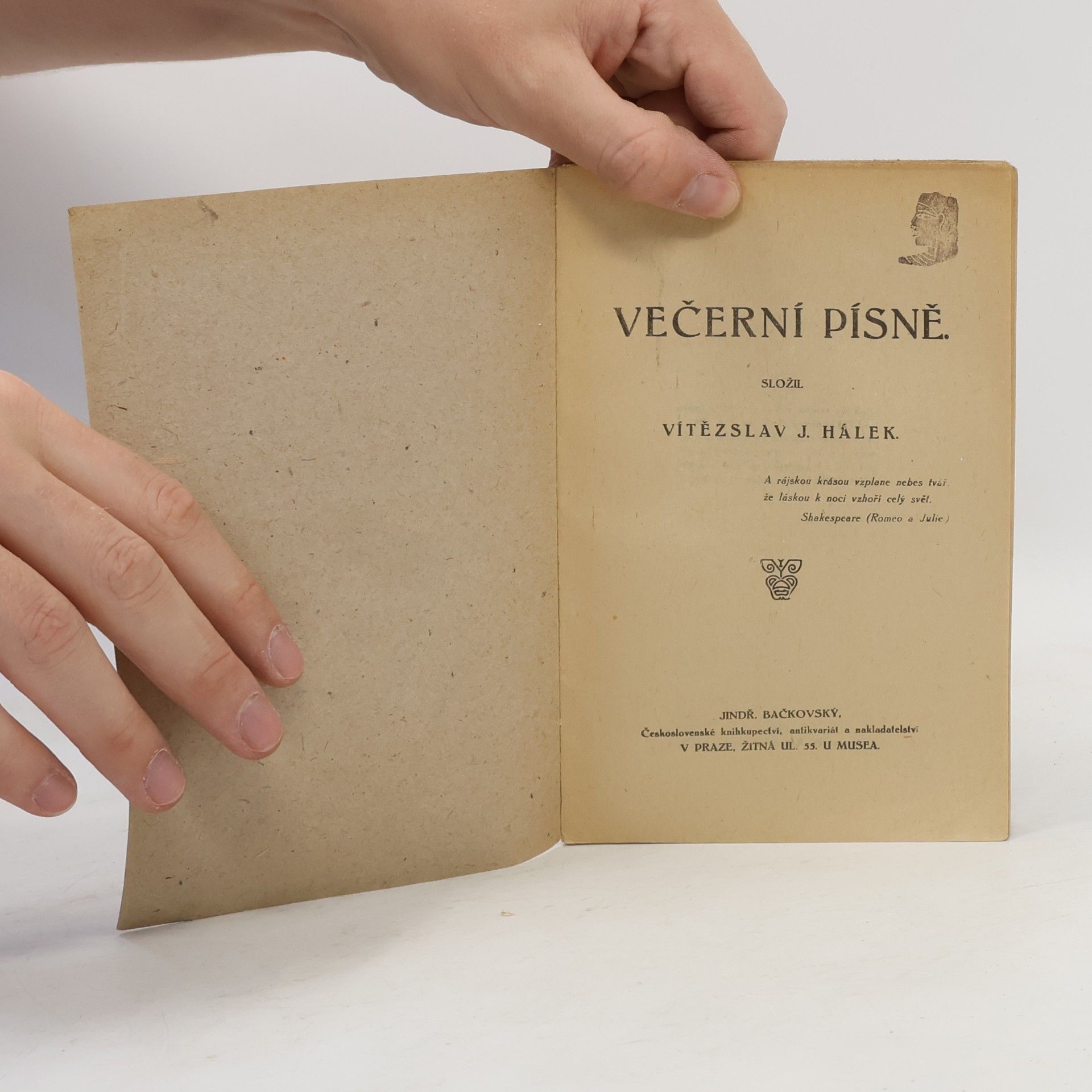 Vítězslav Hálek Večerní písně