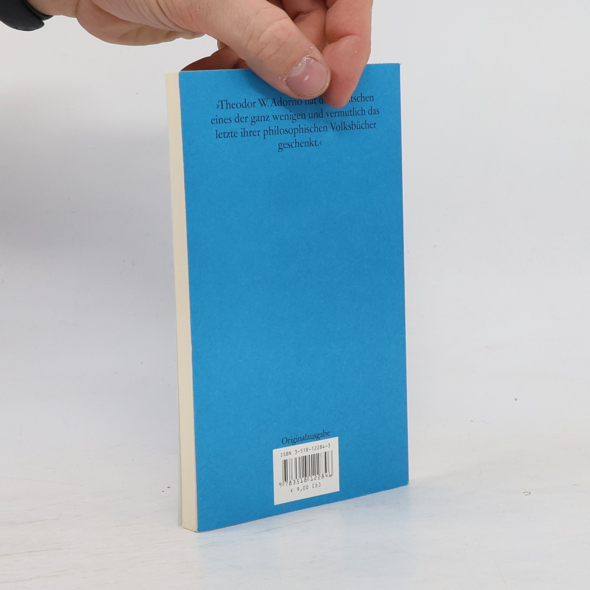Andreas Bernhard Theodor W. Adorno 'Minima Moralia' neu gelesen