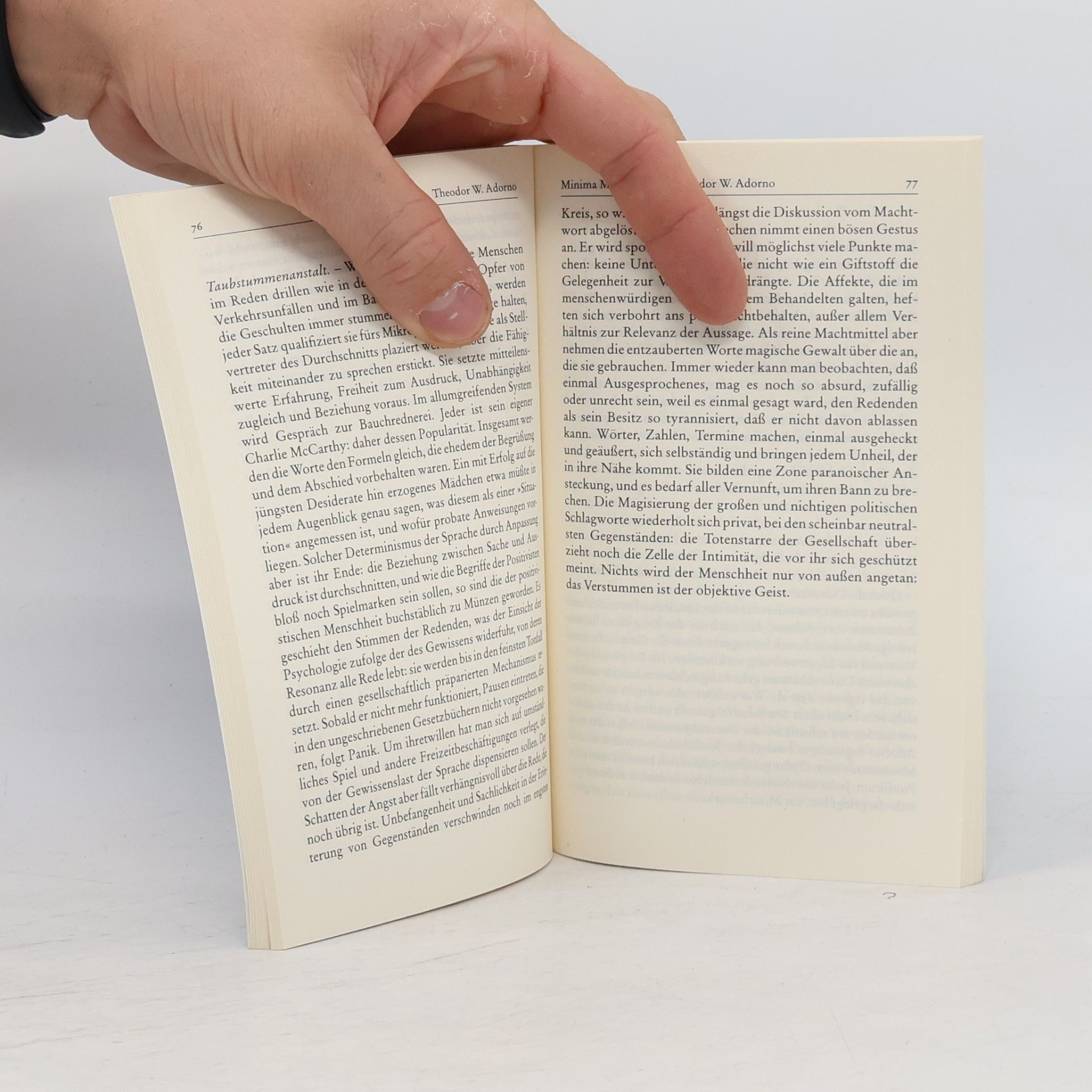 Andreas Bernhard Theodor W. Adorno 'Minima Moralia' neu gelesen