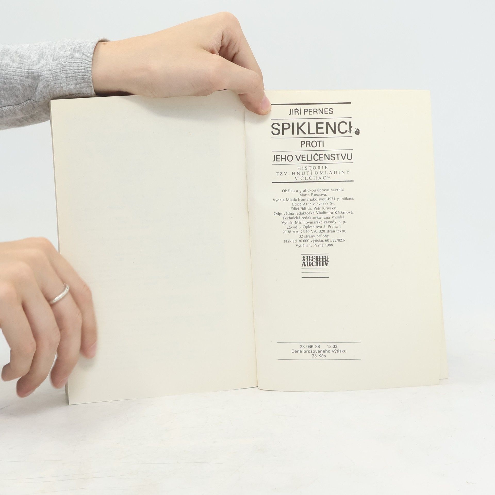 Jiří Pernes Spiklenci proti jeho Veličenstvu