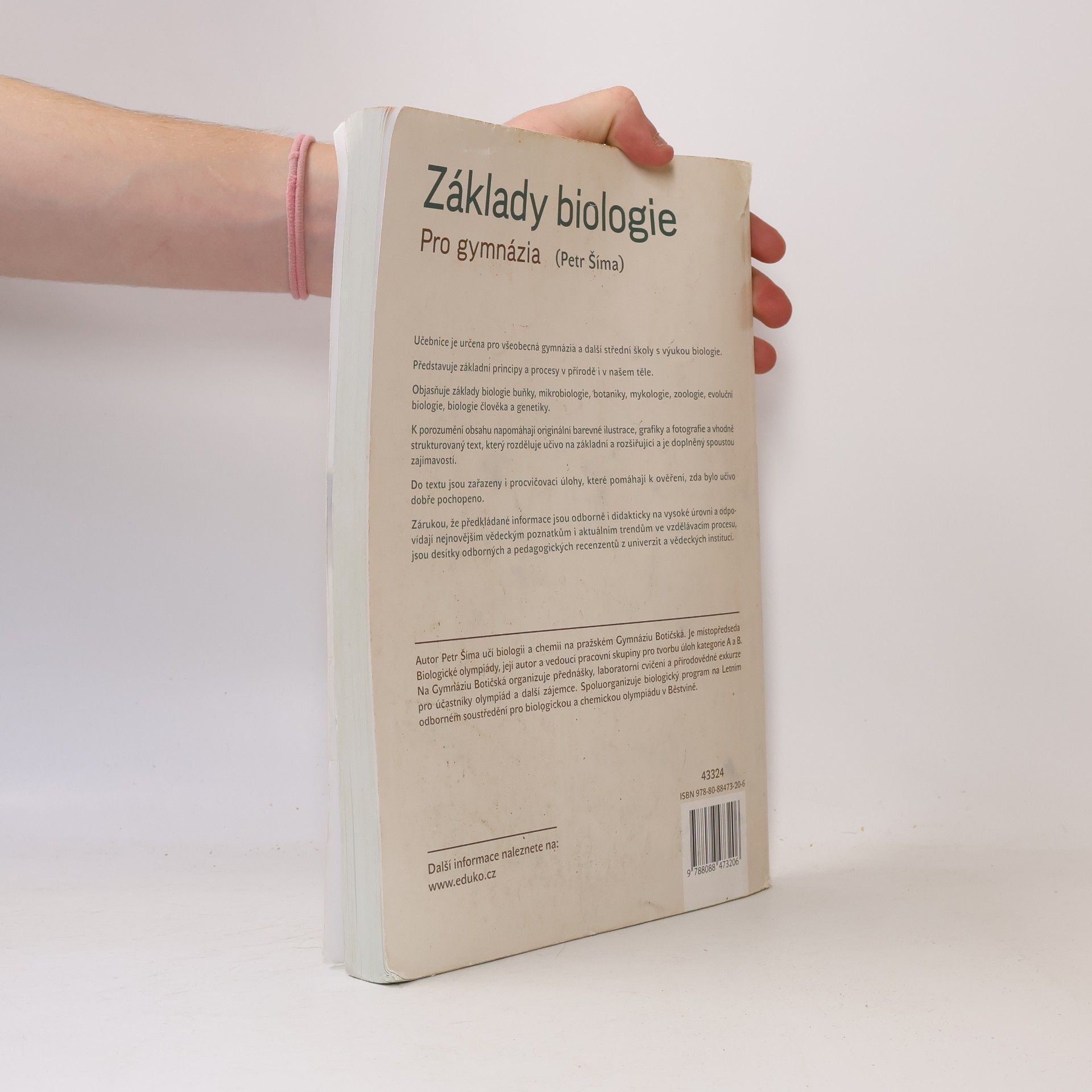 Petr Šíma Základy biologie. Pro gymnázia
