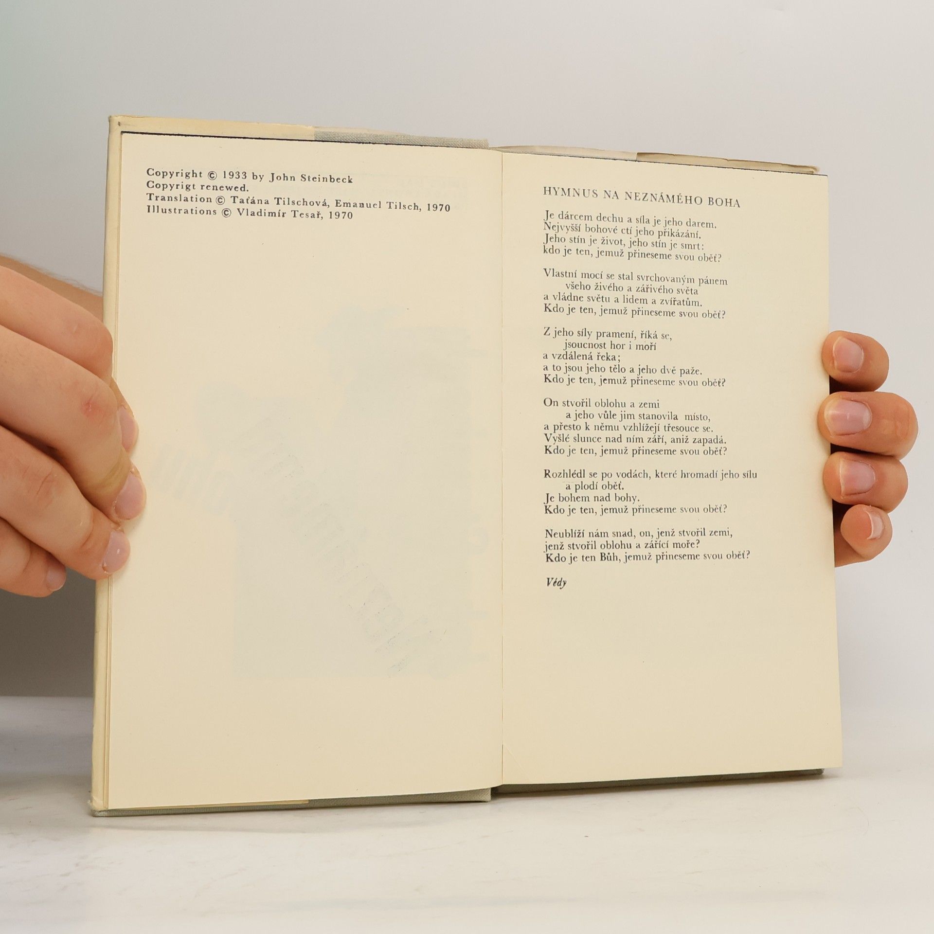 John Steinbeck Neznámému bohu