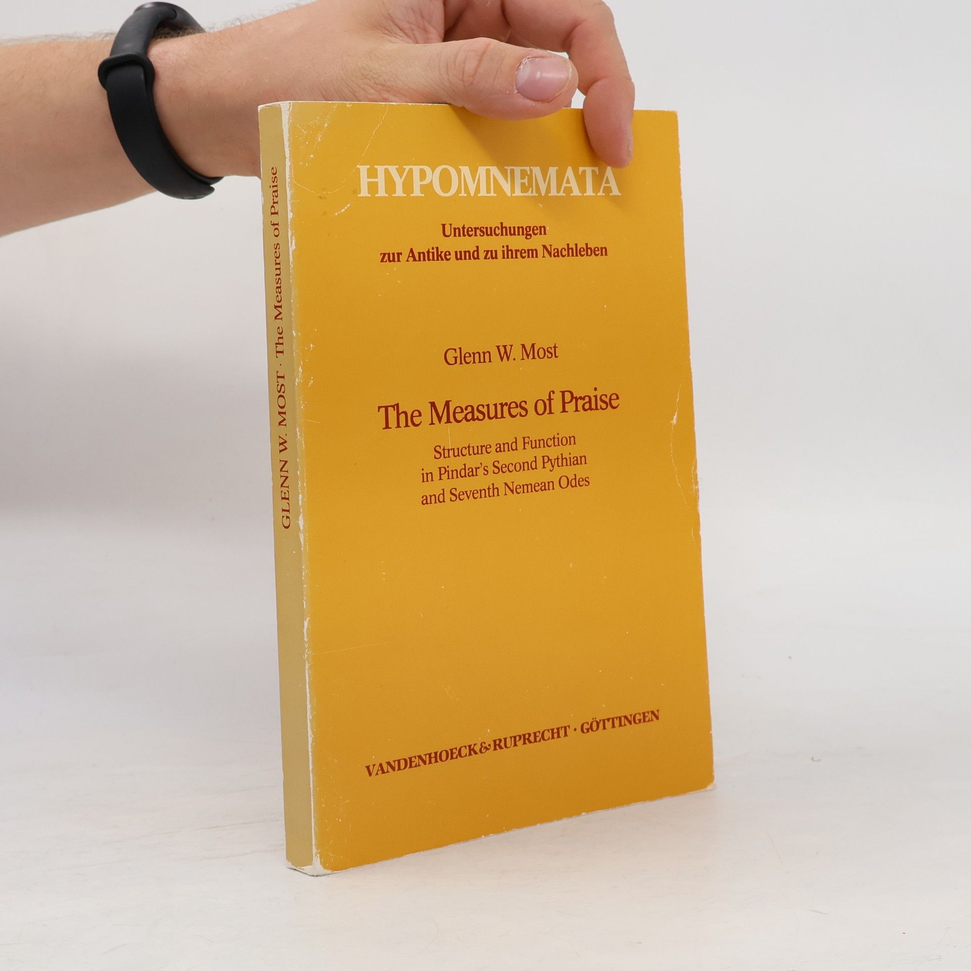 Glenn W. Most Hypomnemata: The Measures of Praise