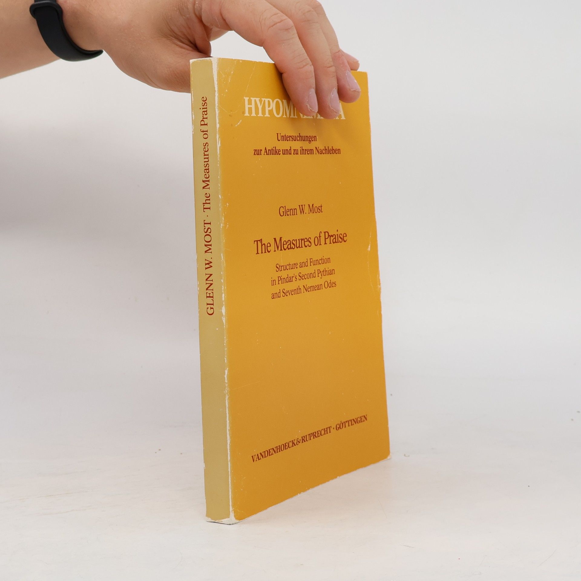 Glenn W. Most Hypomnemata: The Measures of Praise