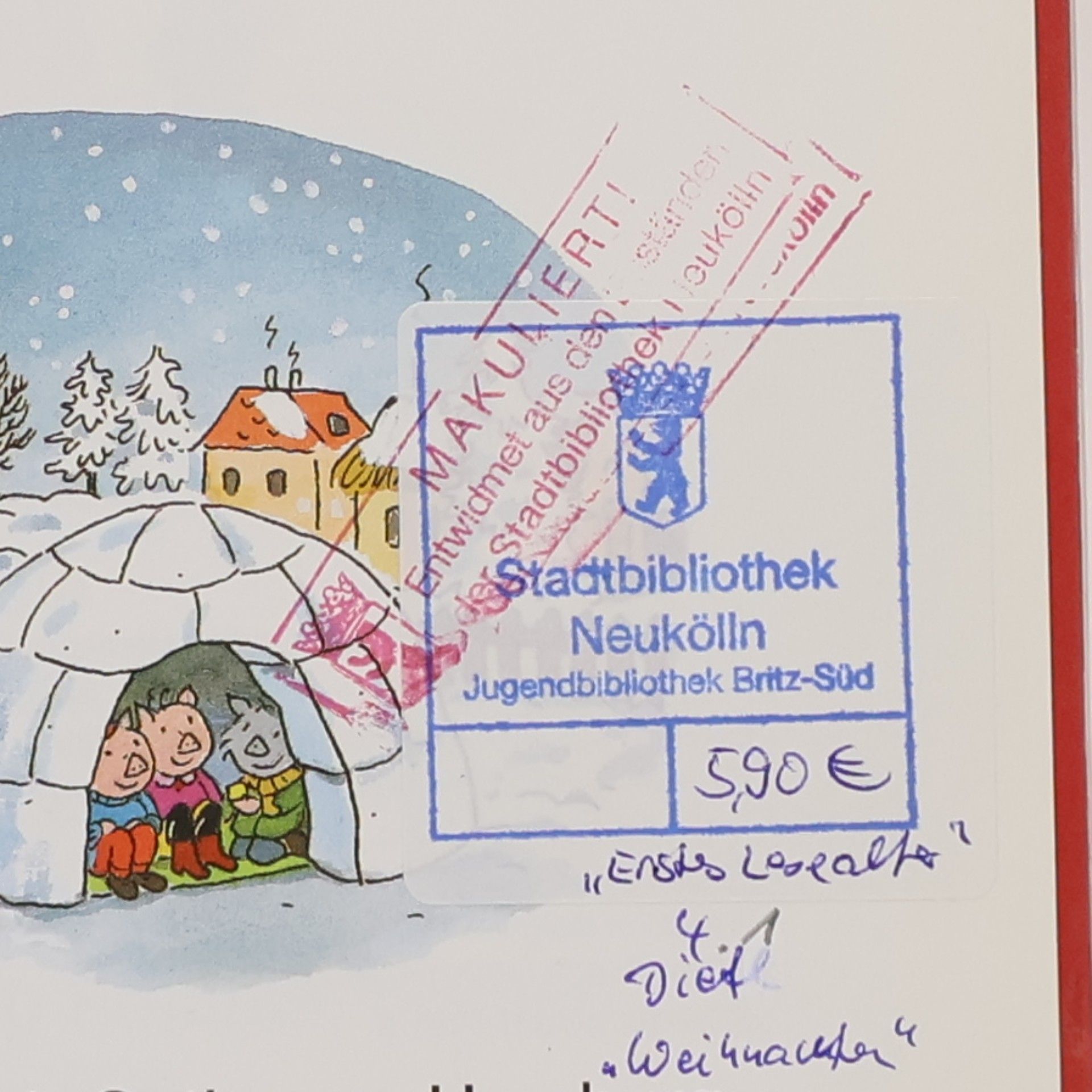 Unknown Author Drei dicke Freunde feiern Weihnachten