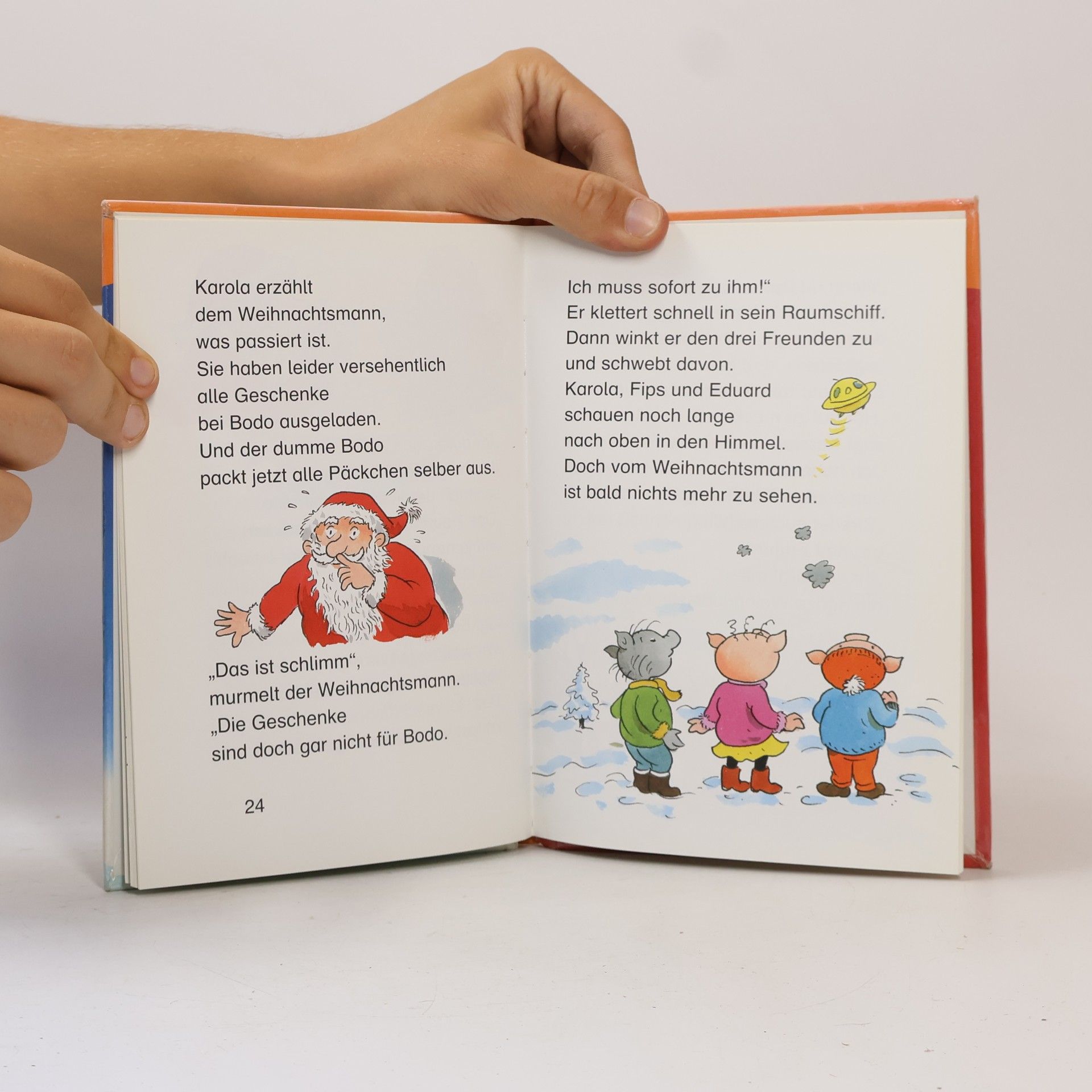 Unknown Author Drei dicke Freunde feiern Weihnachten