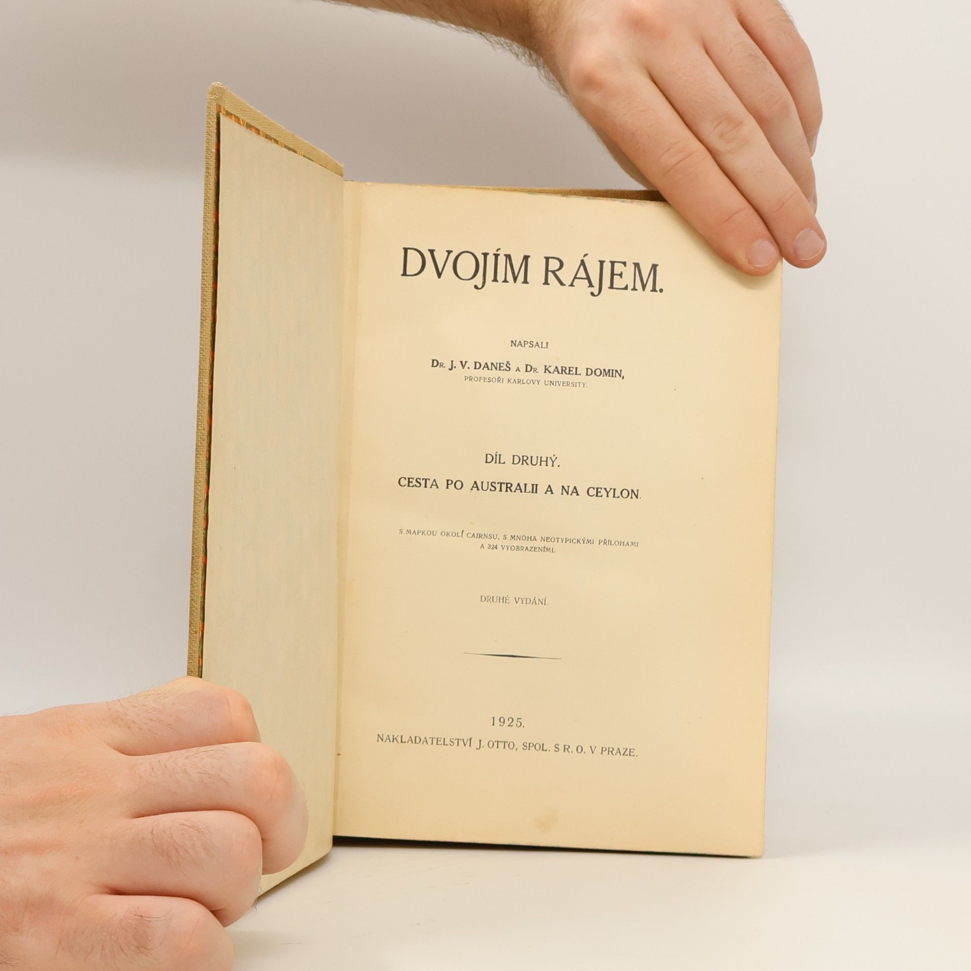 Karel Domin Dvojím rájem 2. Cesta po Australii a na Ceylon
