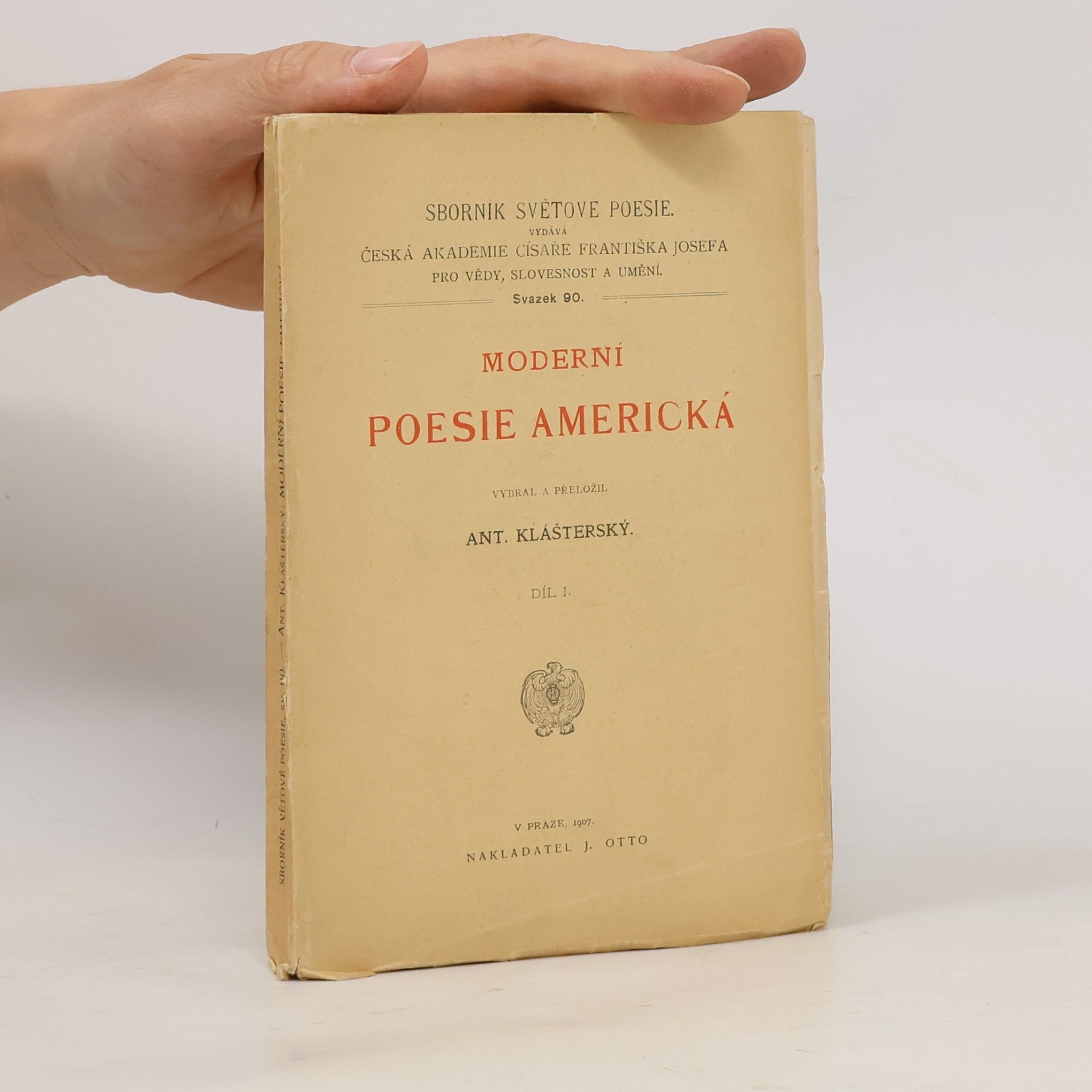Moderní poesie americká. Díl 1.
