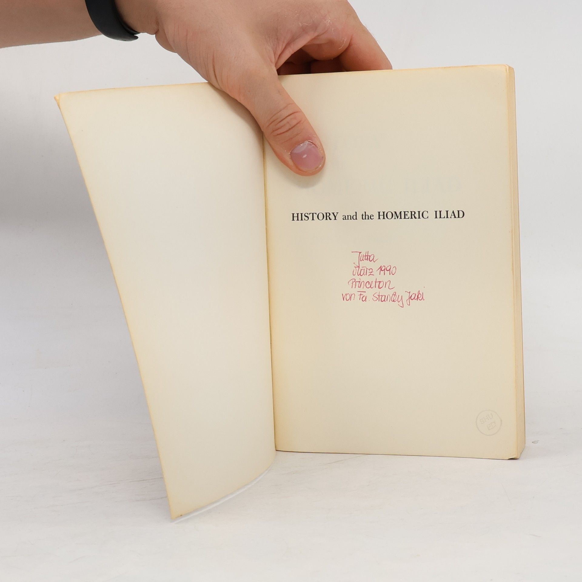 D. L. Page History and the Homeric Iliad