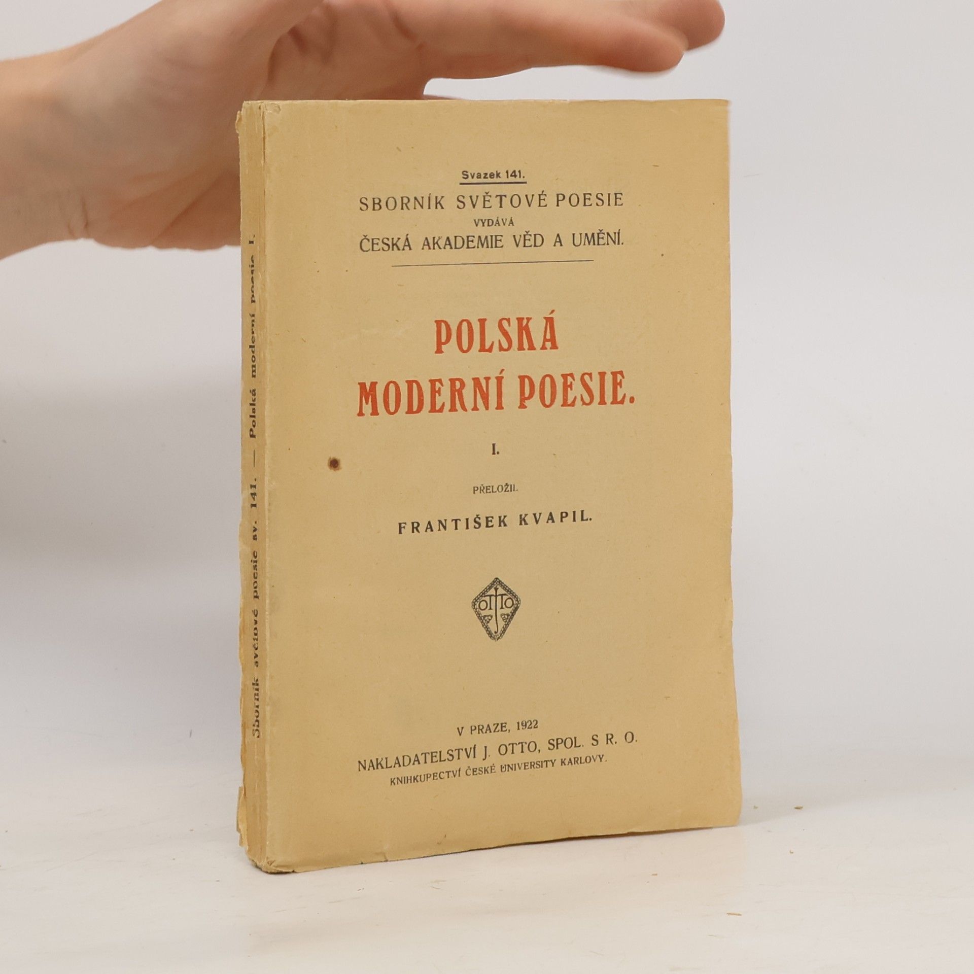 František Kvapil Polská moderní poesie I.