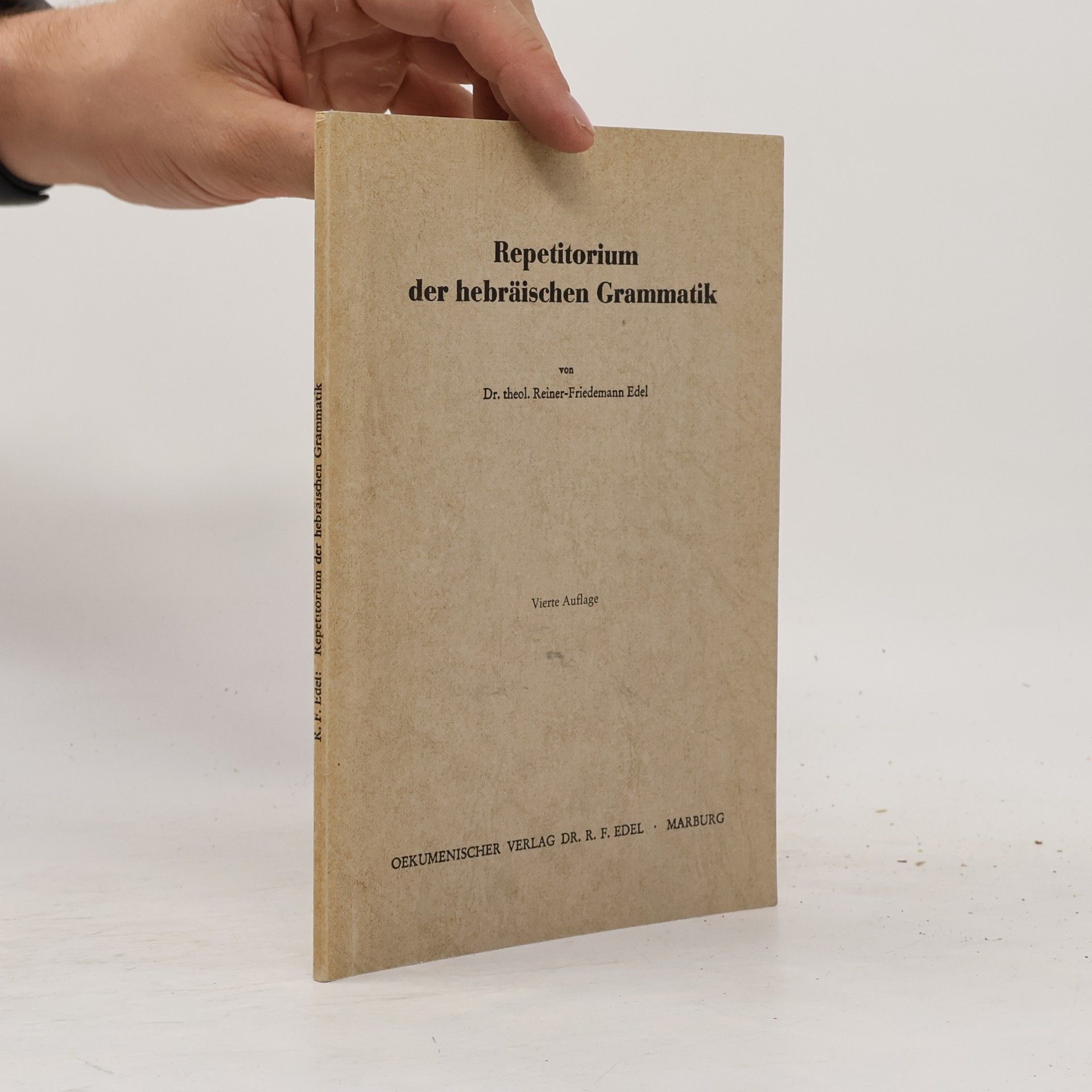 Repetitorium der hebräischen Grammatik