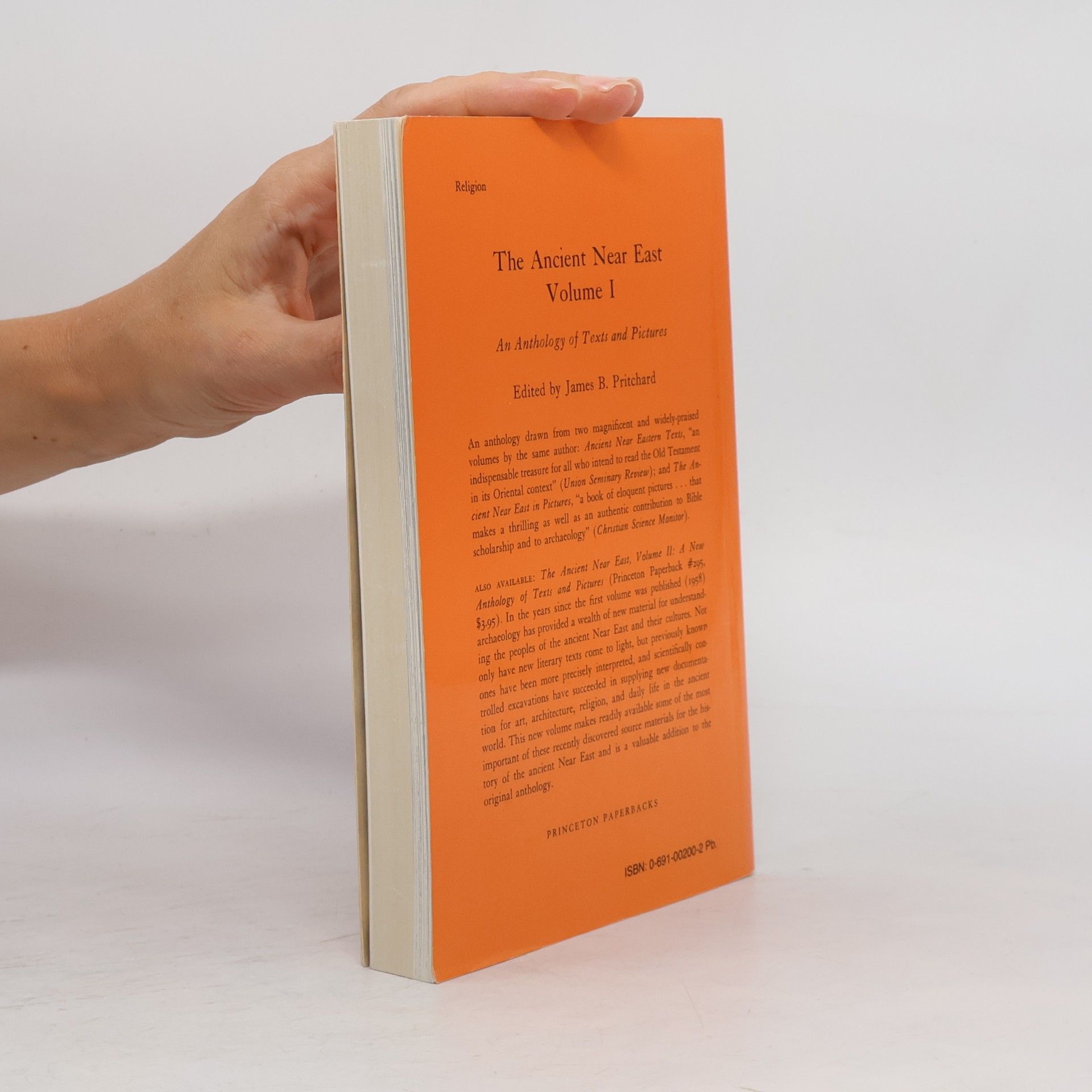 James Bennett Pritchard The Ancient Near East, Volume 1