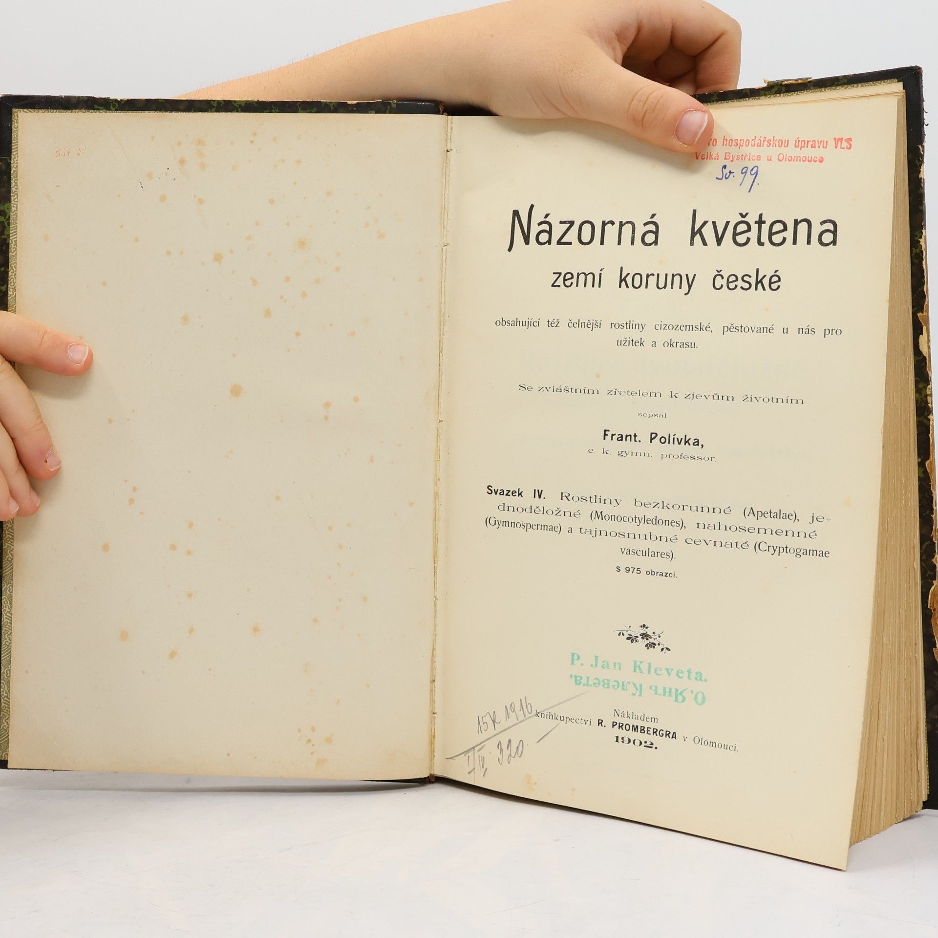 František Polívka Názorná květena zemí koruny české IV.