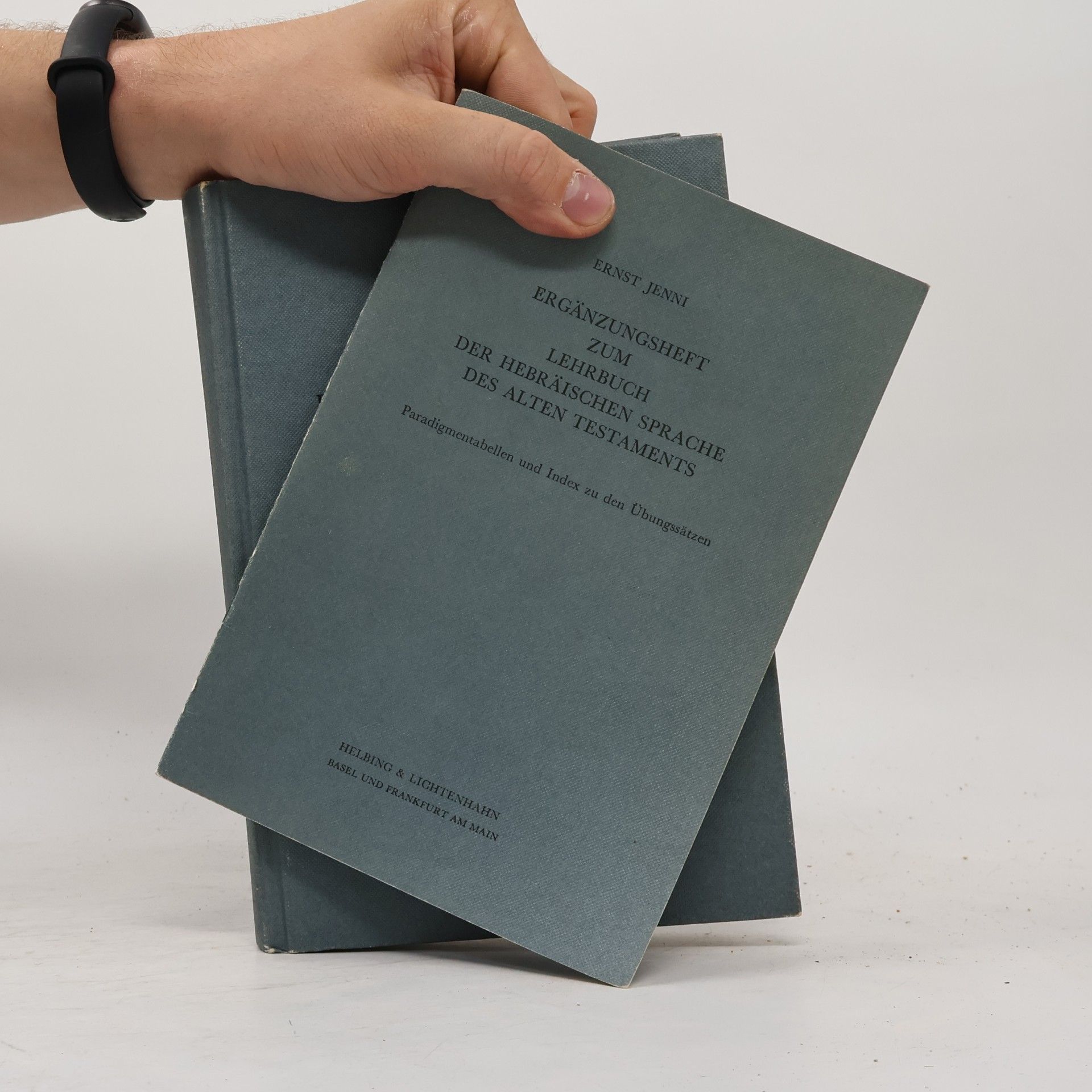 Ernst Jenni Lehrbuch der hebräischen Sprache des Alten Testaments