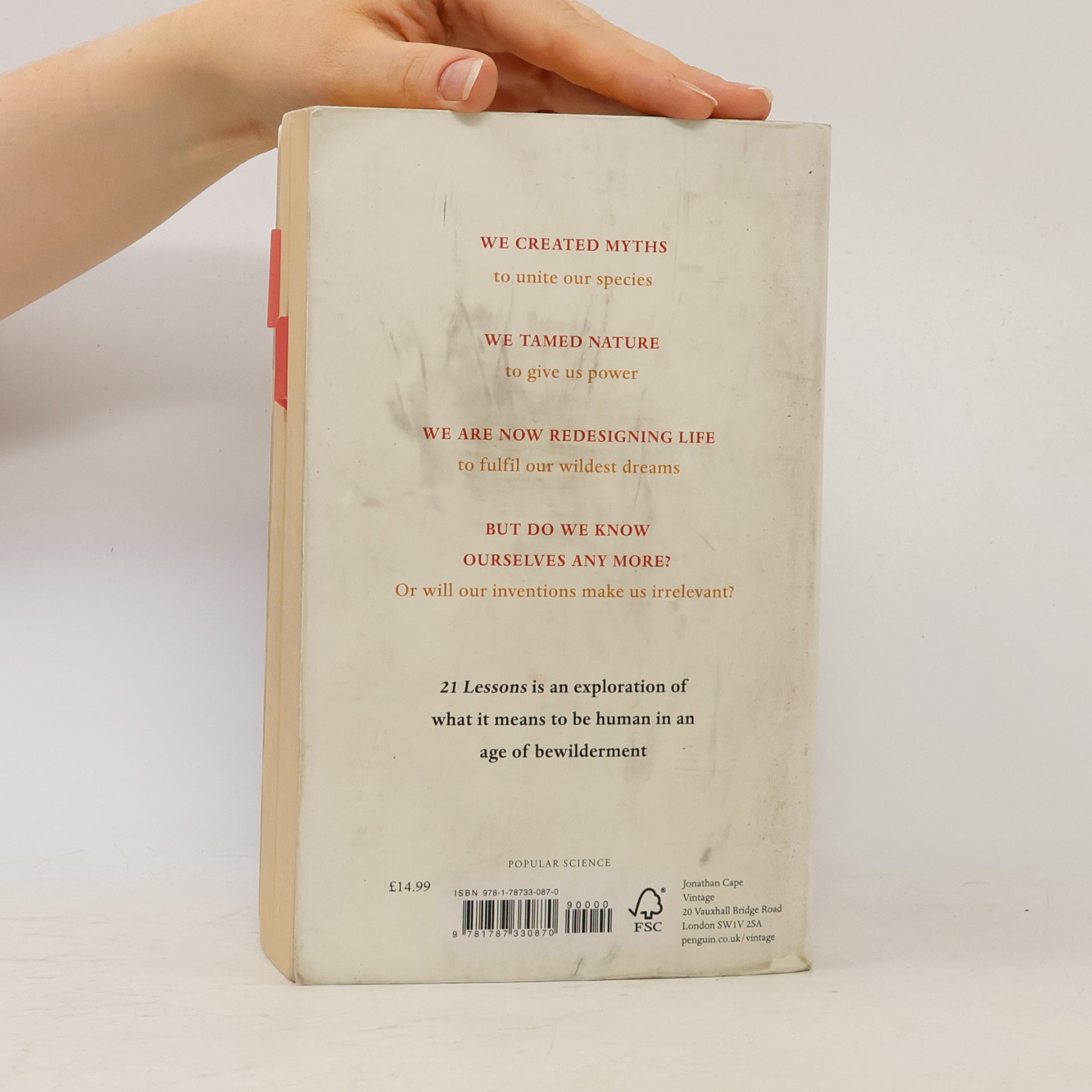 Yuval Noah Harari 21 lessons for the 21st century