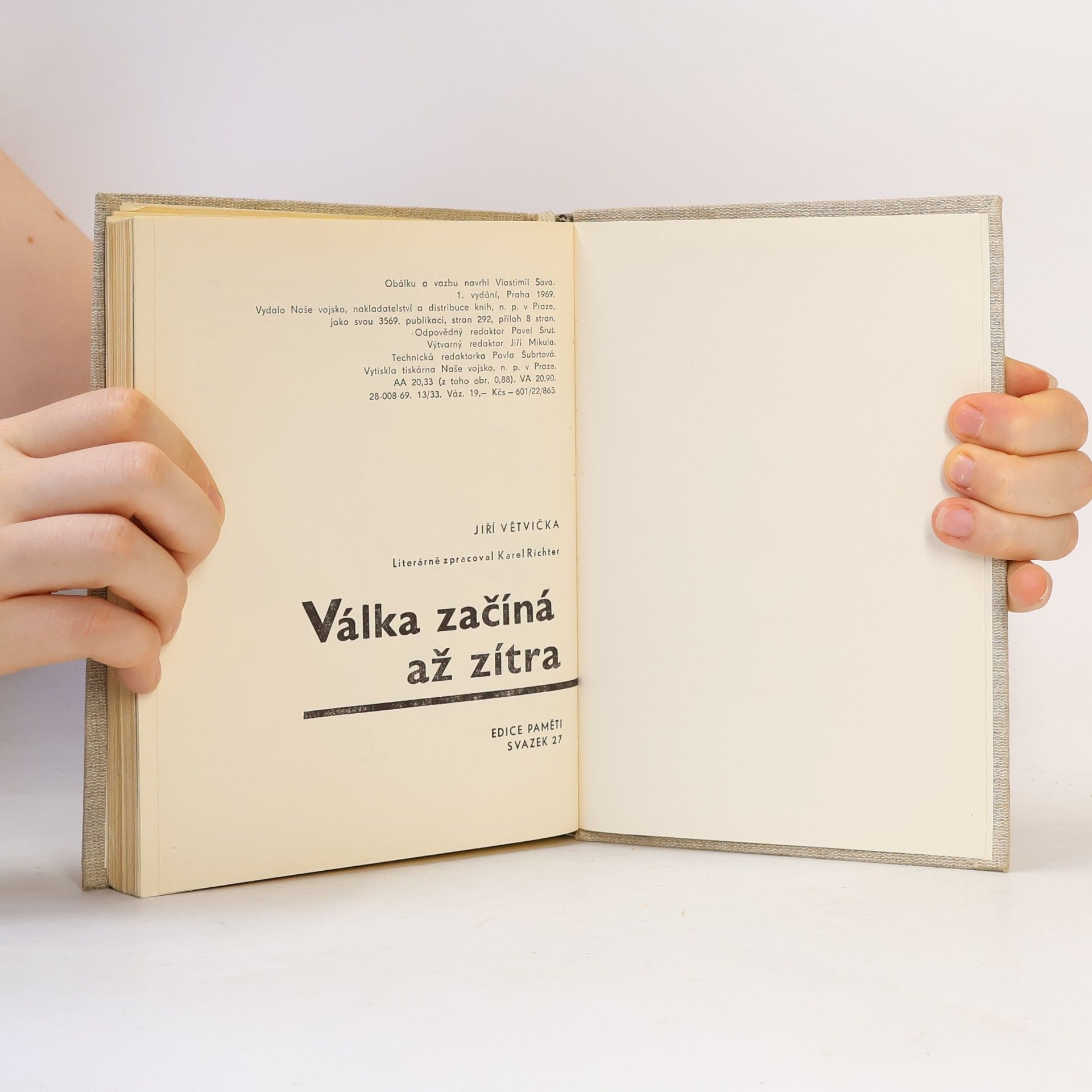 Jiří Větvička Válka začíná až zítra