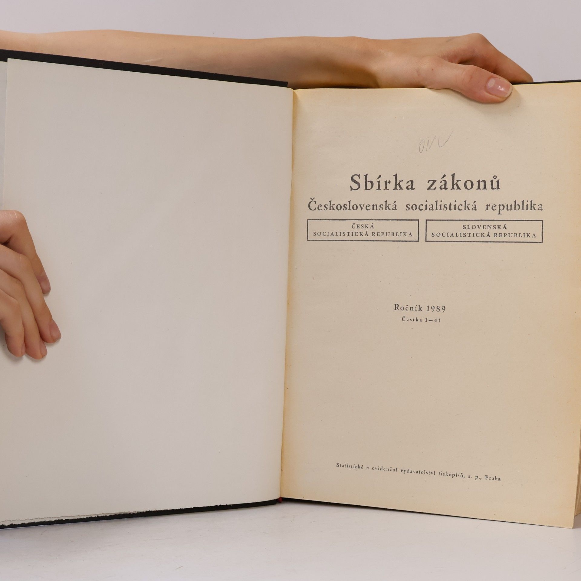 Kolektiv autorů Sbírka zákonů ČSSR 1989