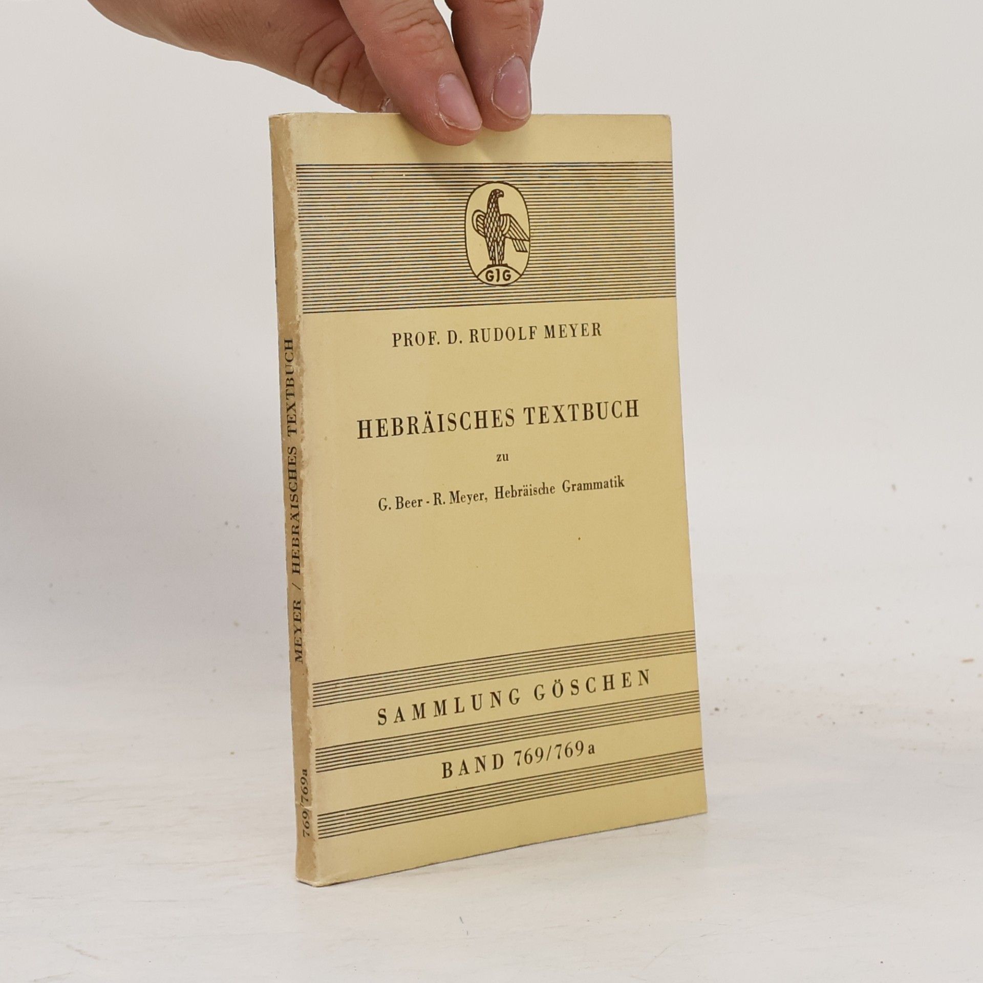 Georg Beer Hebräisches Textbuch