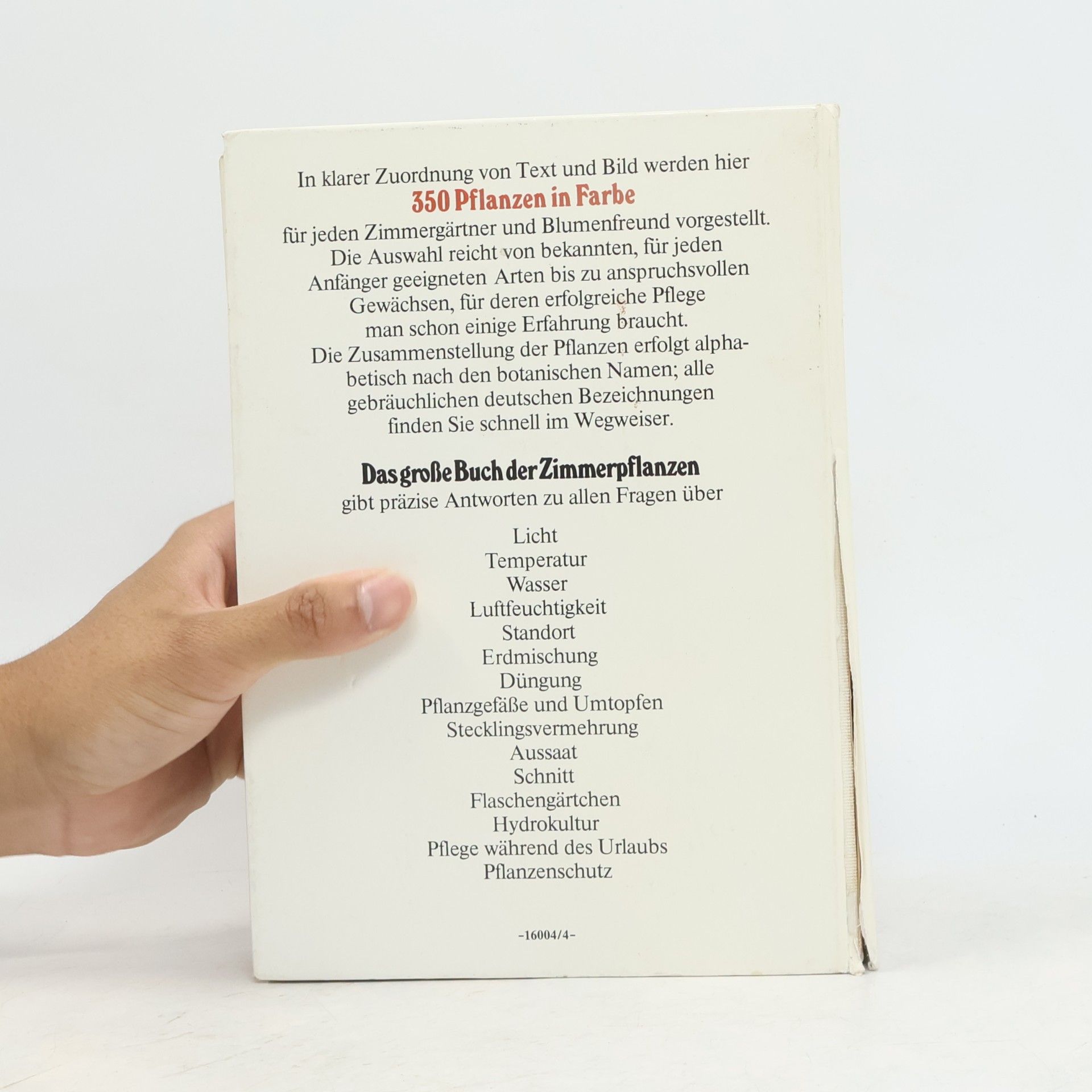 Rob Hewig Das grosse Buch der Zimmerpflanzen