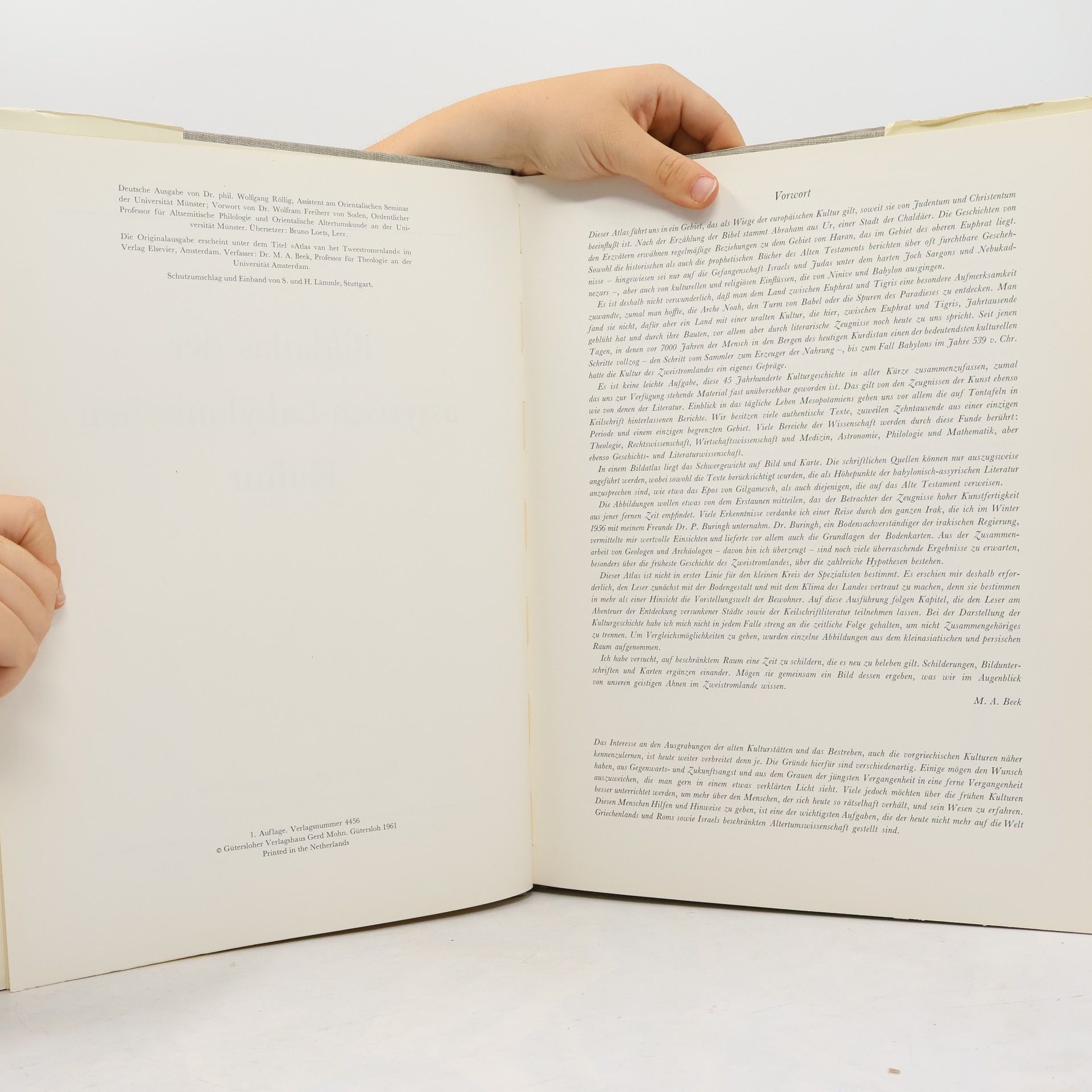 Martinus Adrianus Beek Bildatlas der assyrisch-babylonischen Kultur