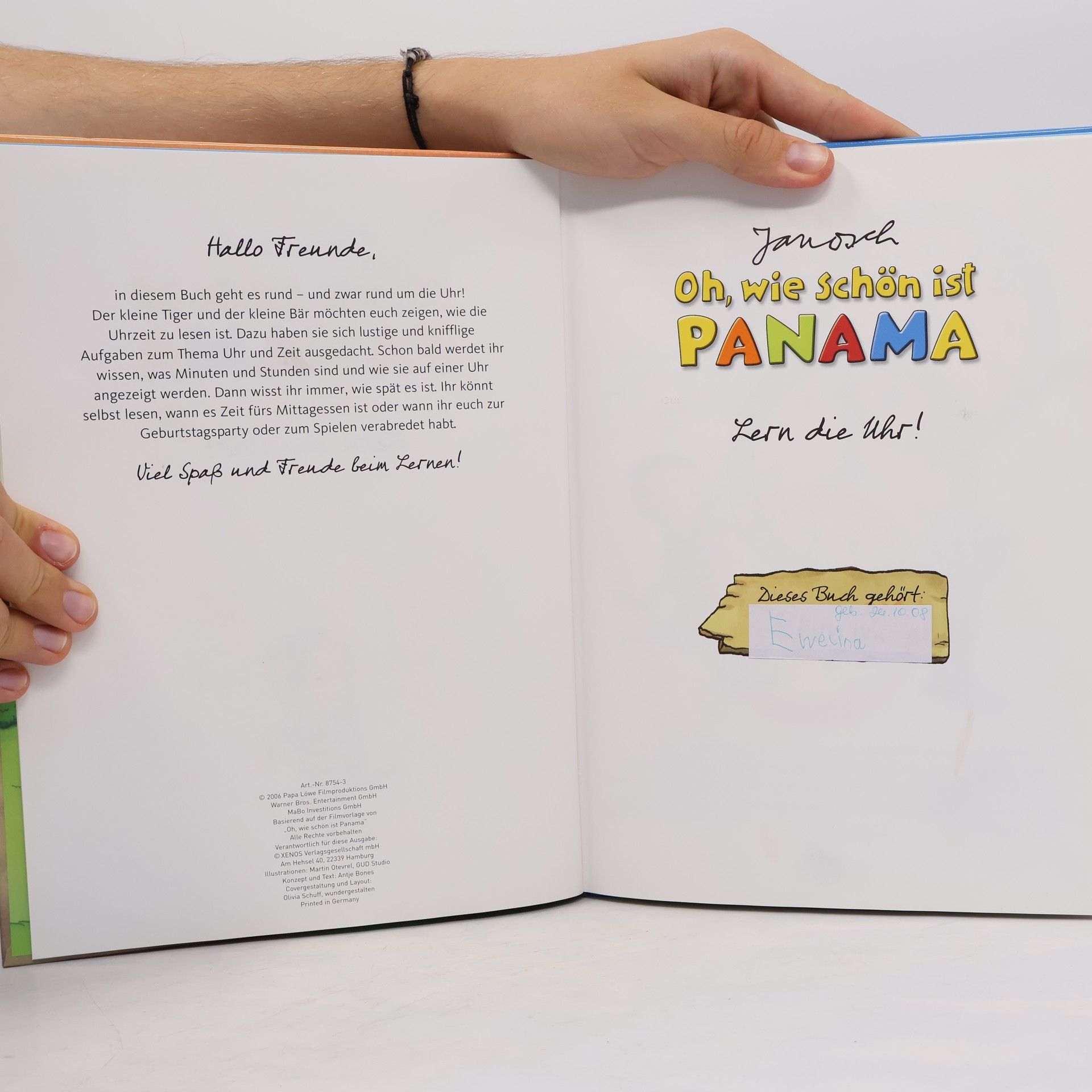 Kolektiv autorů Oh, wie schön ist Panama. Lern die Uhr!