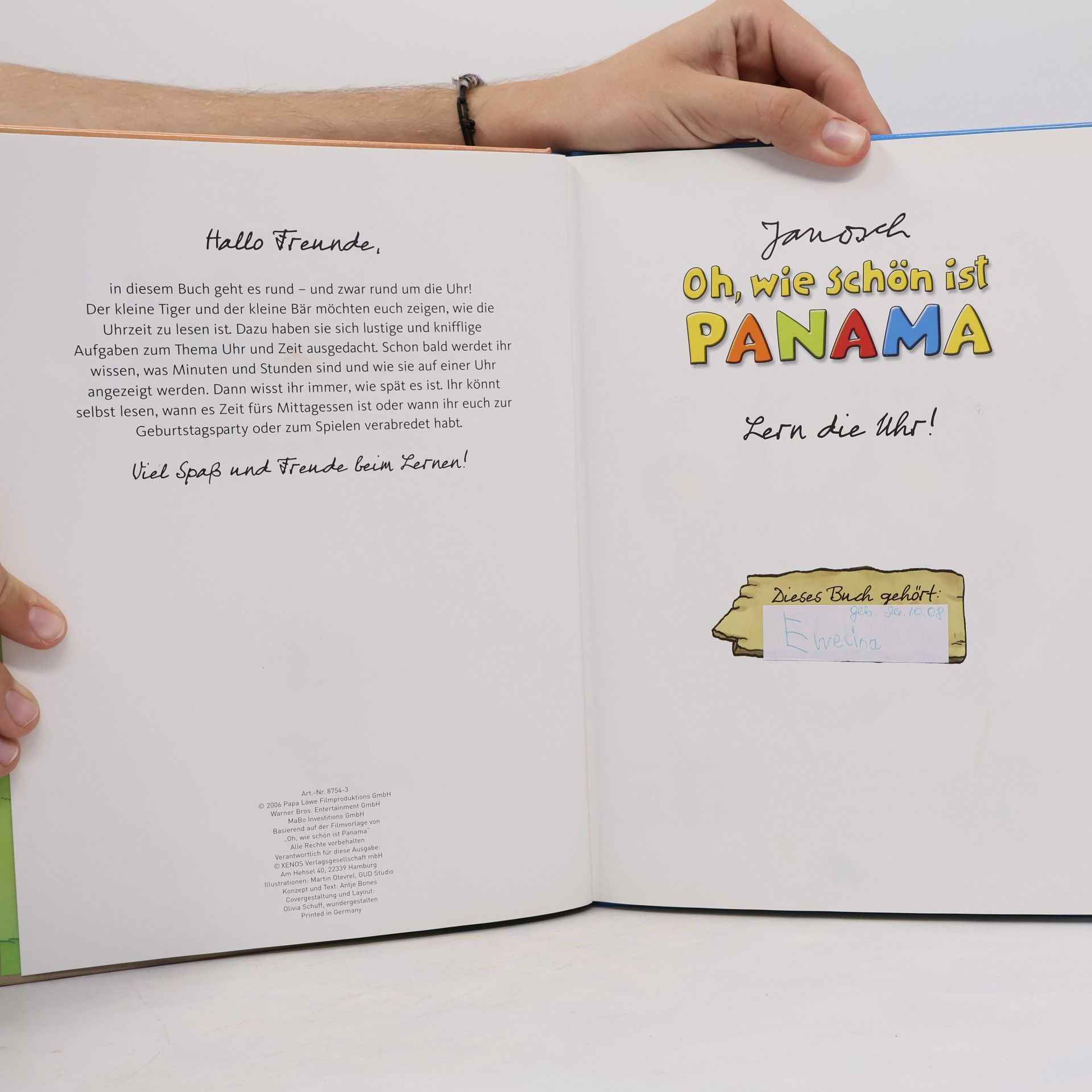 Kolektiv autorů Oh, wie schön ist Panama. Lern die Uhr!