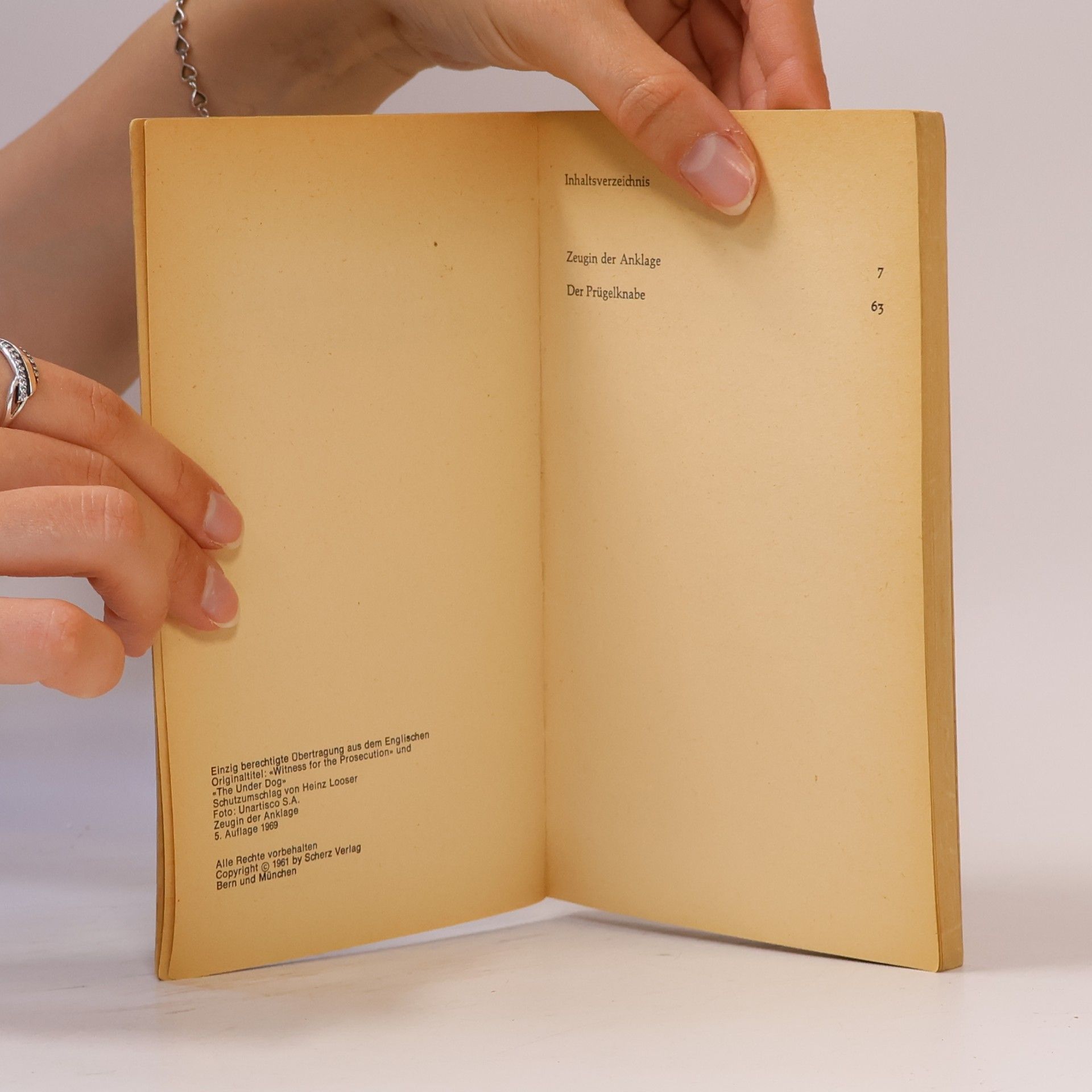 Agatha Christie Zeugin der Anklage. Der Prügelknabe