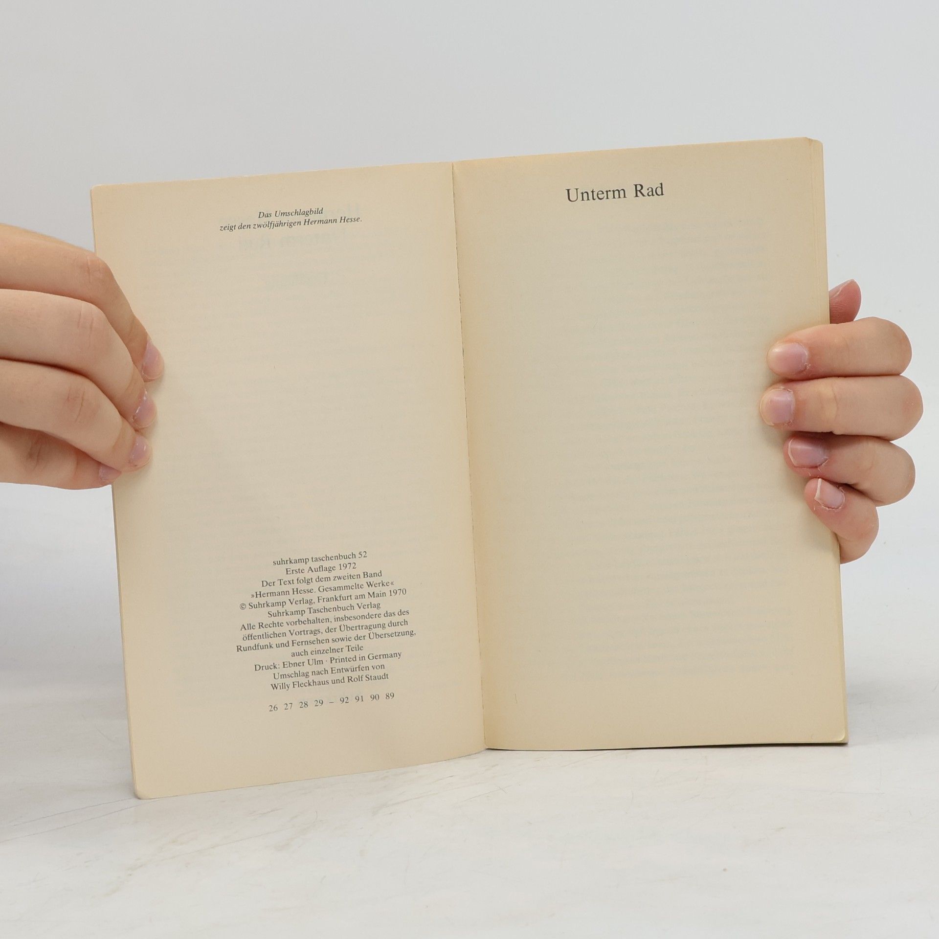 Hermann Hesse Unterm Rad