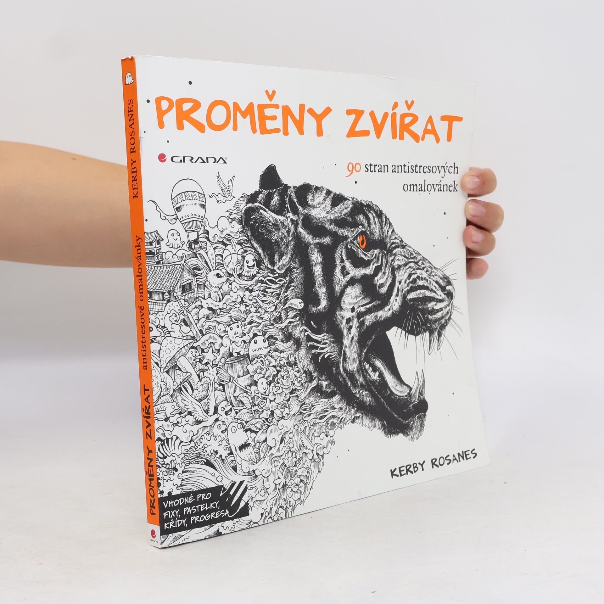 Kerby Rosanes Proměny zvířat : antistresové omalovánky