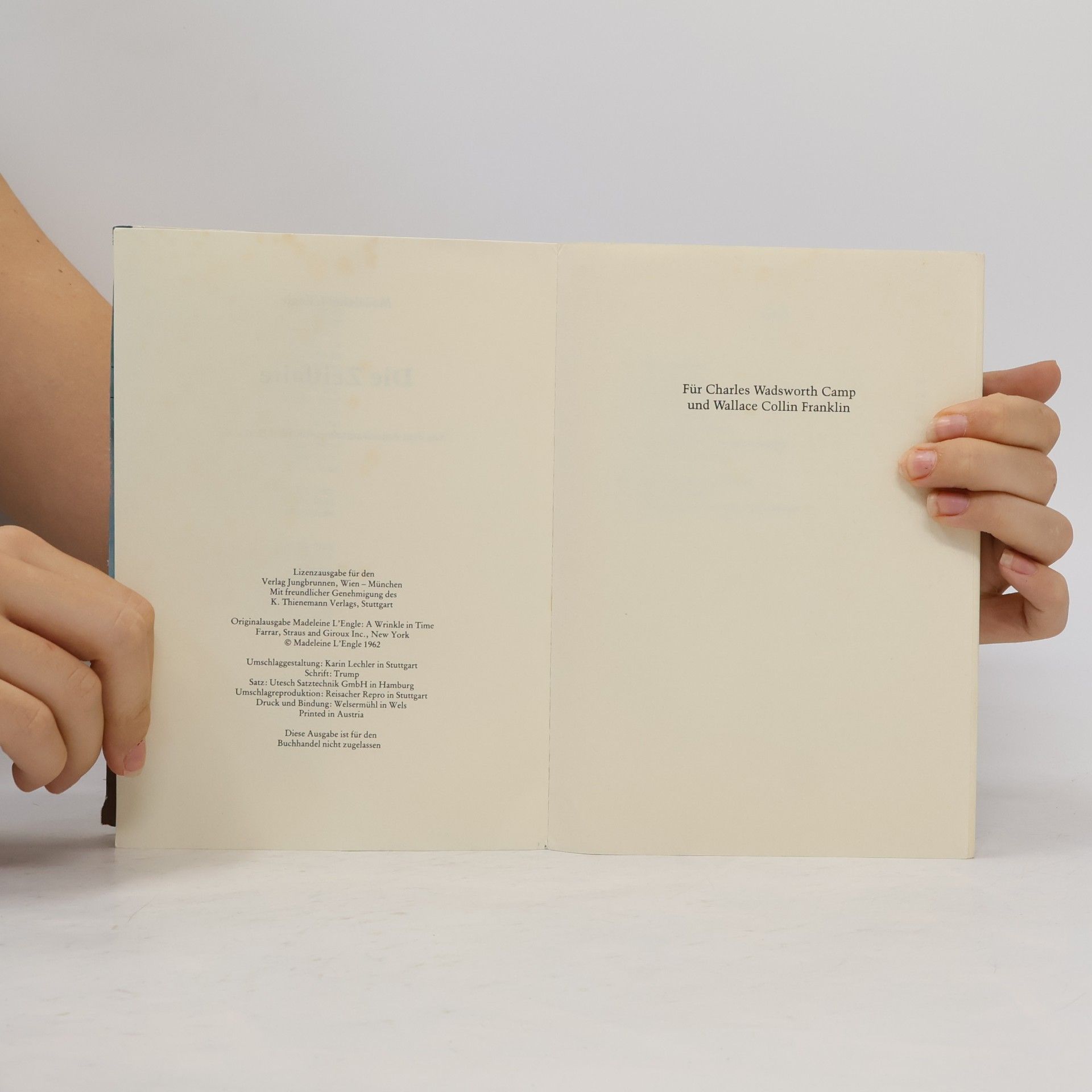 Madeleine L'Engle Die Zeitfalte
