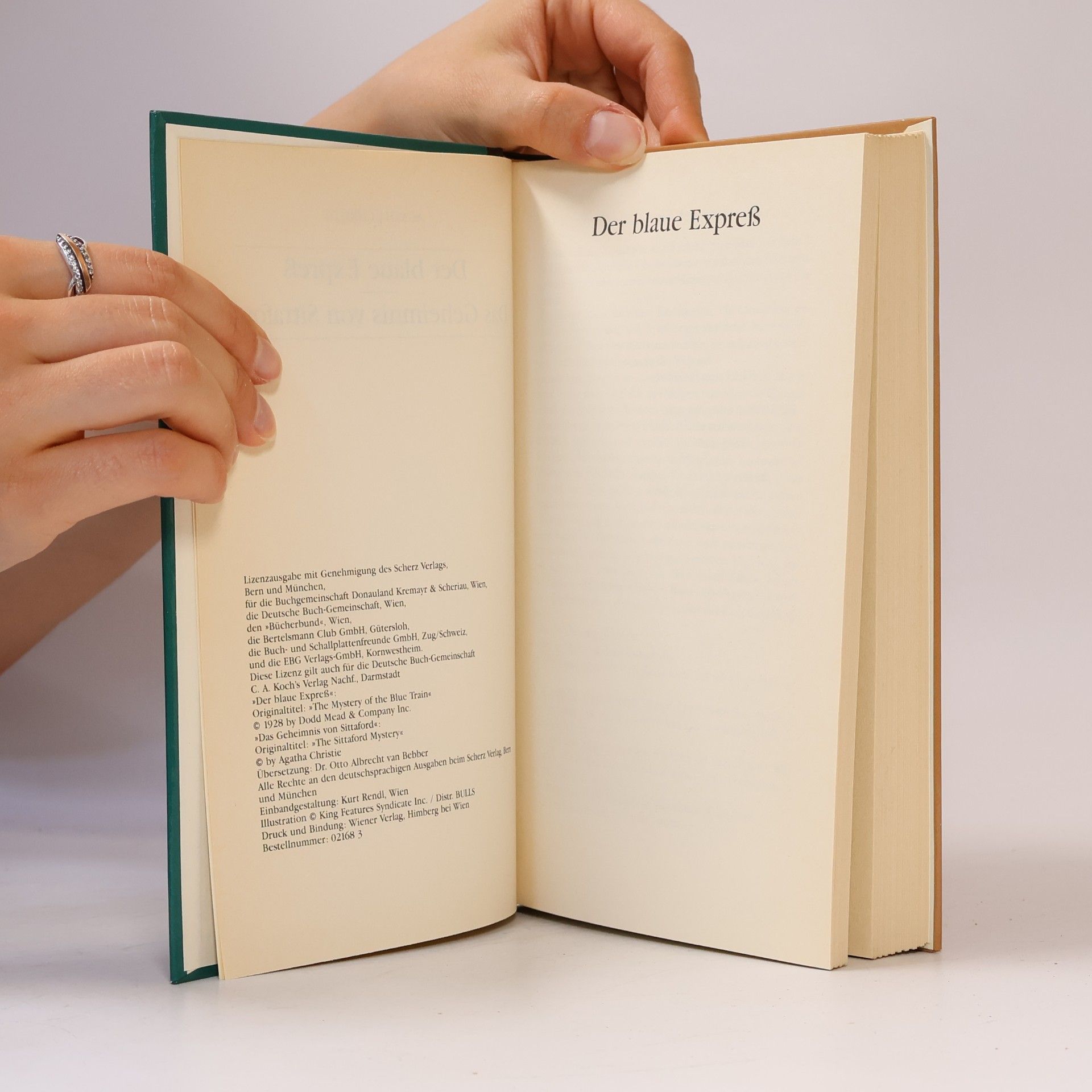 Agatha Christie Der blaue Expreß. Das Geheimnis von Sittaford