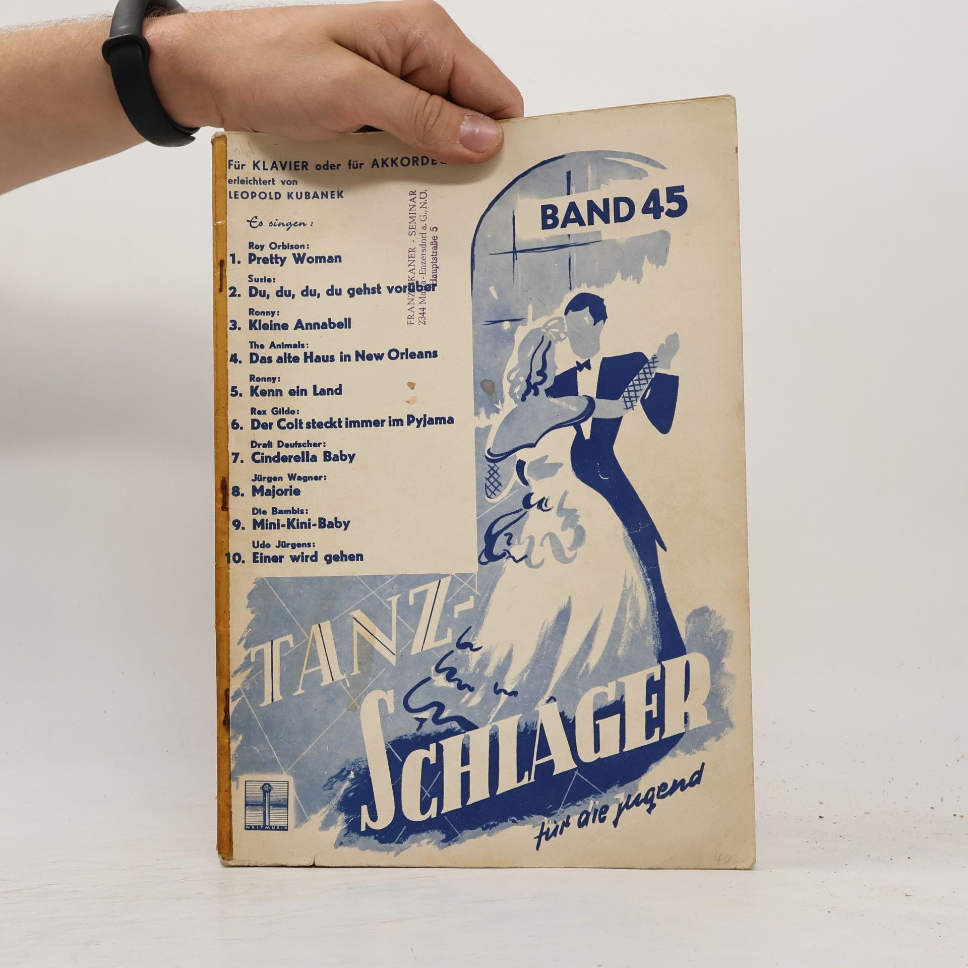 Leopold Kubanek Tanz-Schlager für die Jugend. Band 45