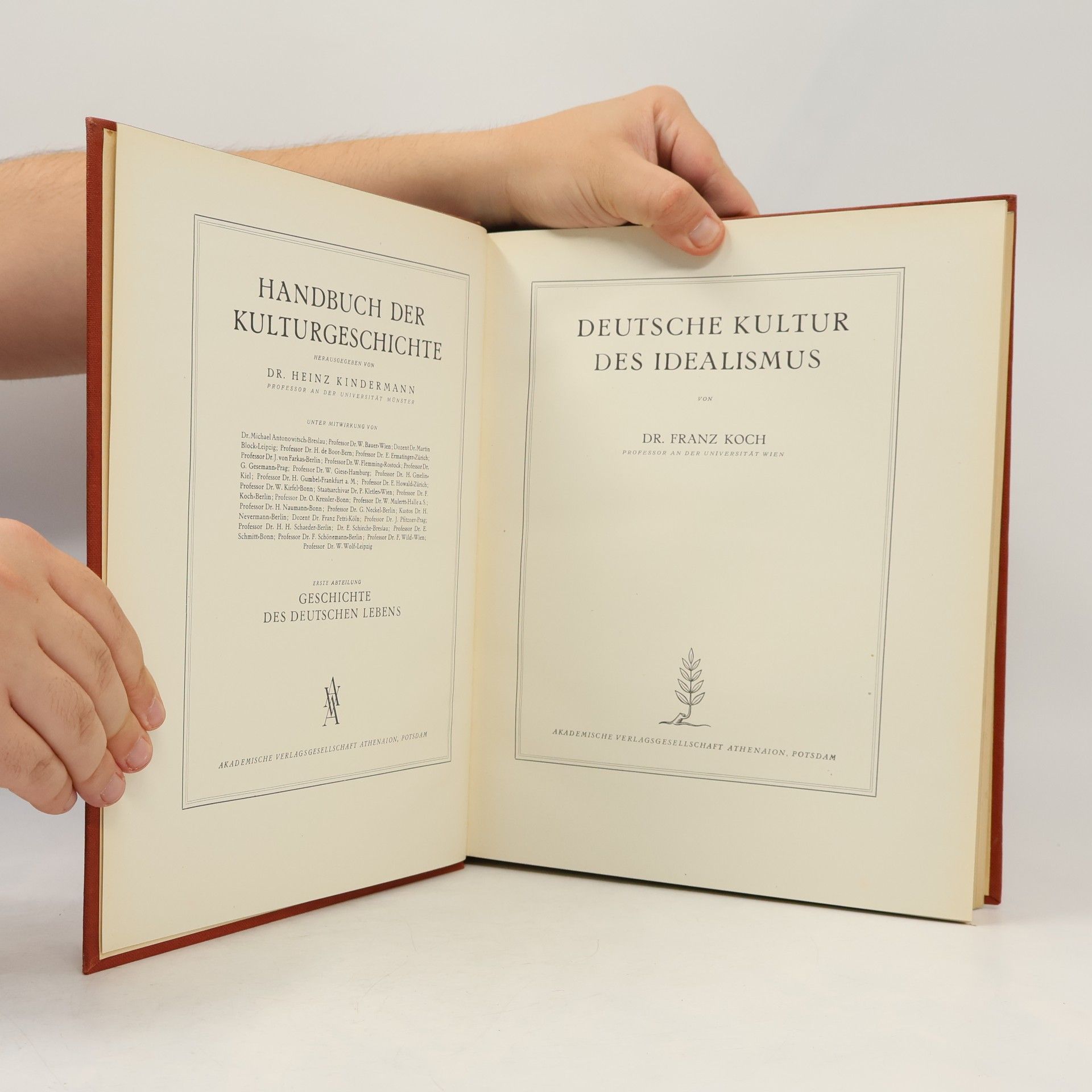 Franz Koch Deutsche Kultur des Idealismus