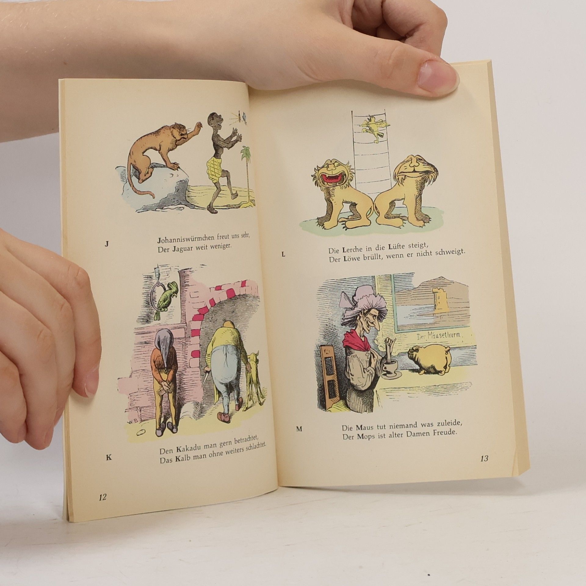 Wilhelm Busch Naturgeschichtliches Alphabet und andere Bildergeschichten